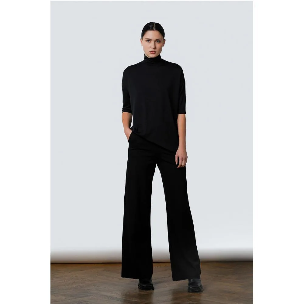 Leia Wide Pants - Black