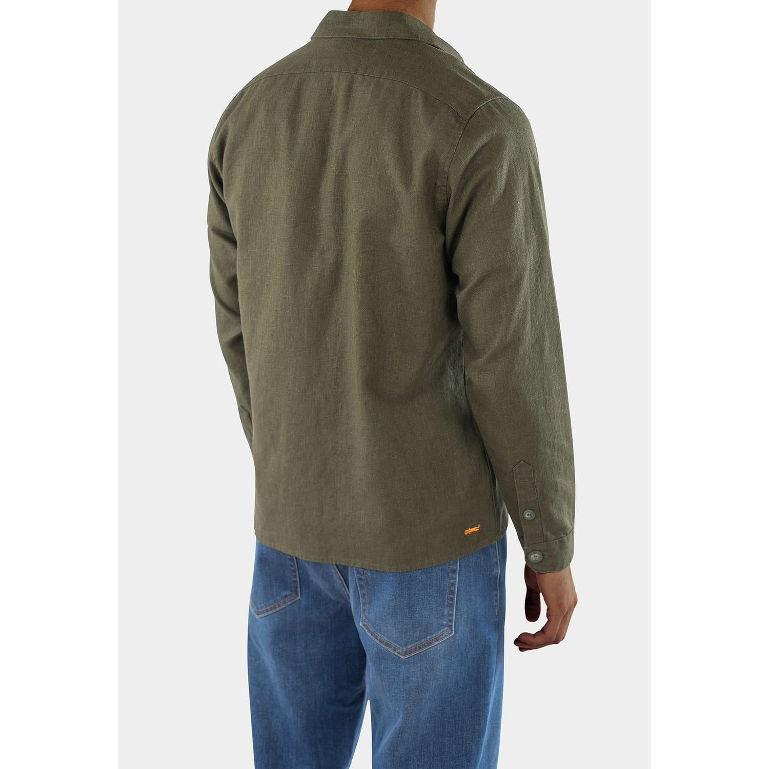 Quincy Linen Overshirt - Green