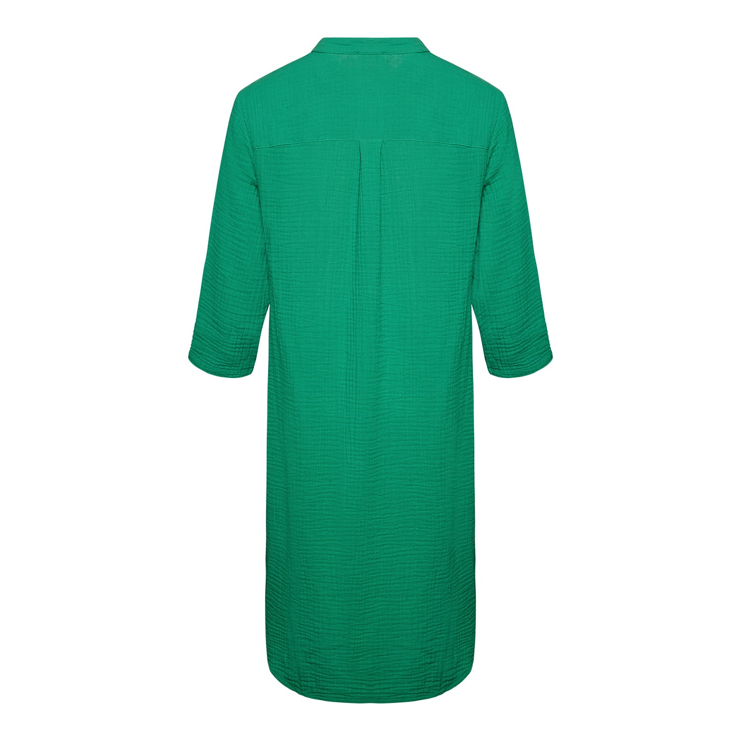 17690p, Dress With Pocket, Double Cotton - Apple Green