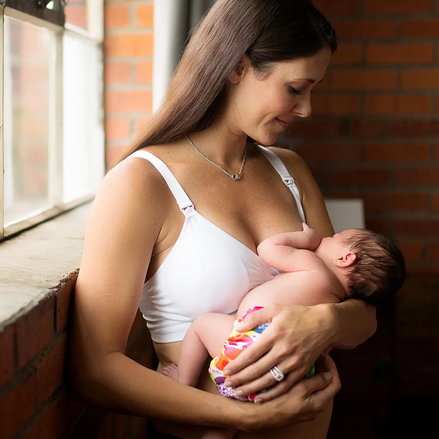 Vadderad gravid- och amningsbh