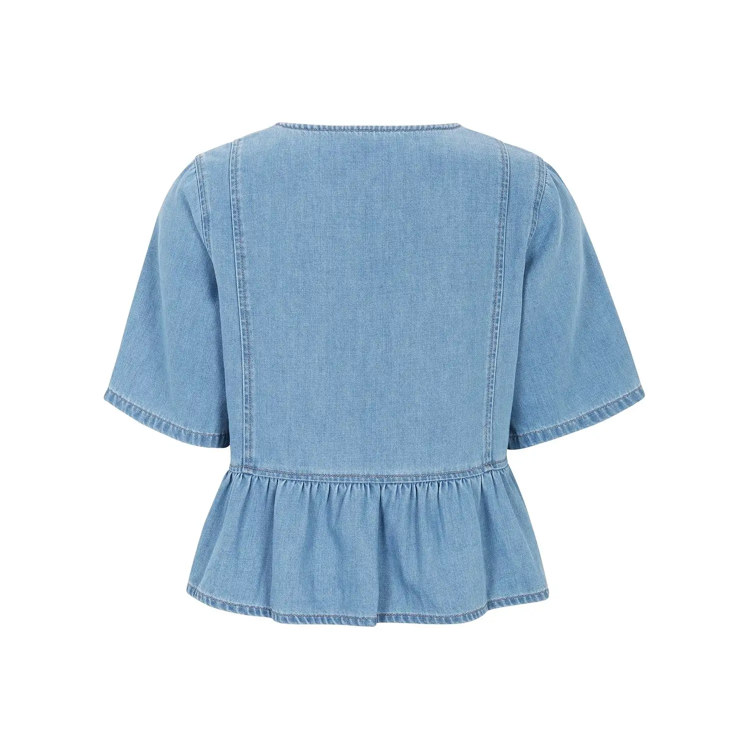 Sremila Blouse - Light Blue Wash