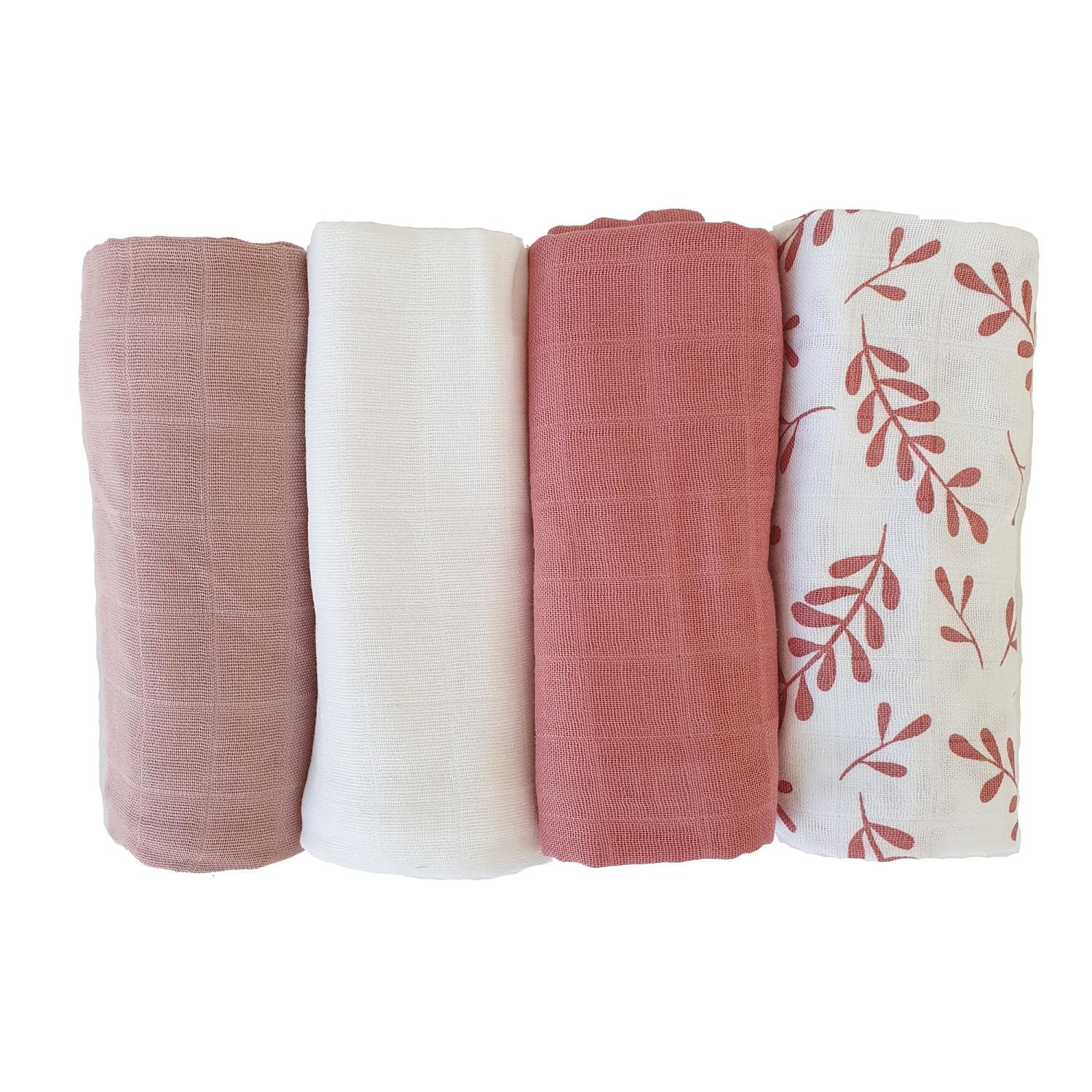 Muslin 4-pack Floral Gots