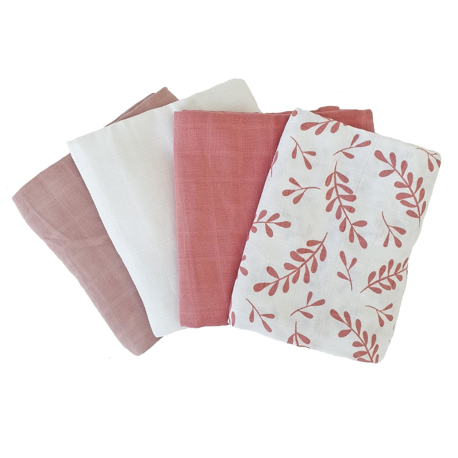 Muslin 4-pack Floral Gots