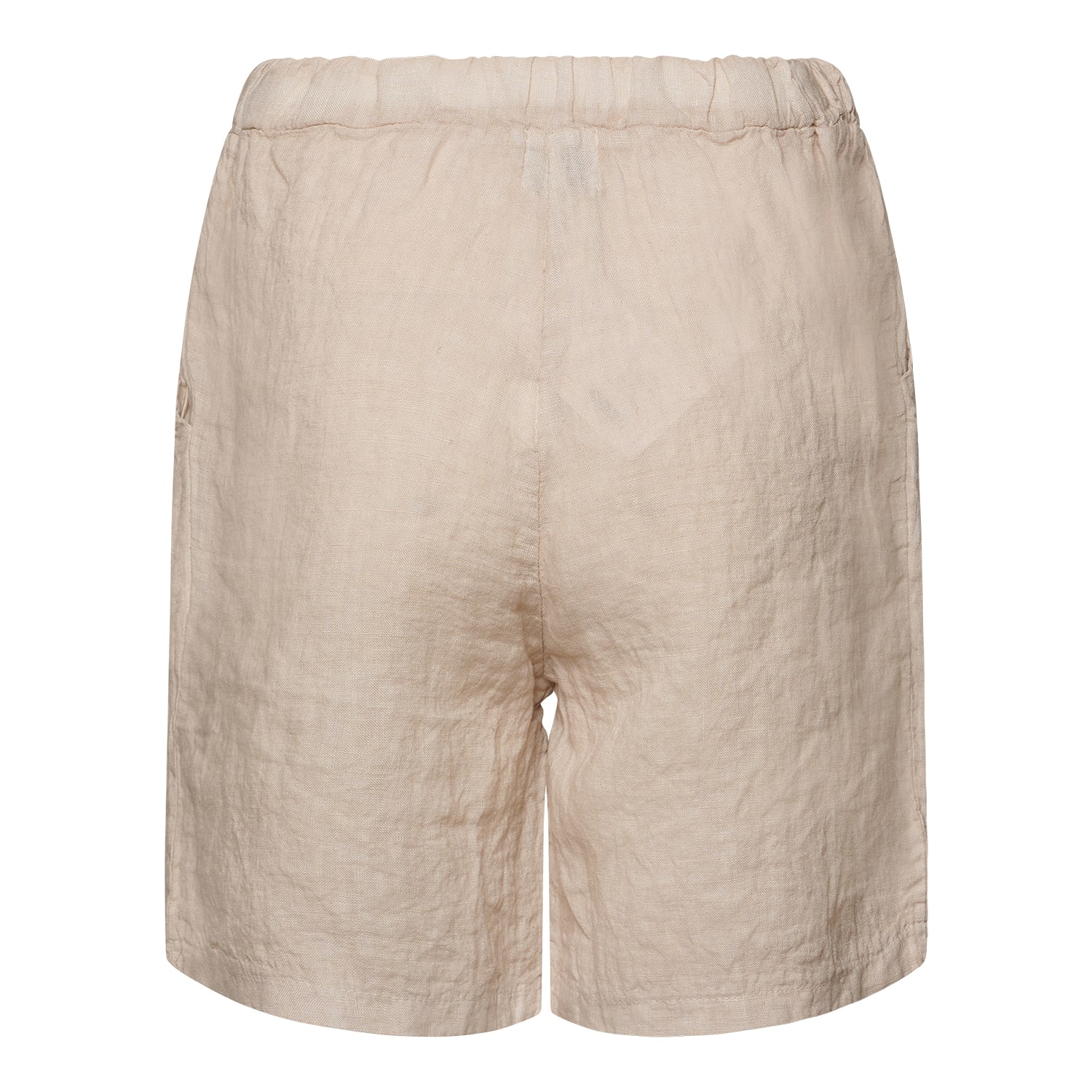 181017, Shorts, Linen - Light Beige