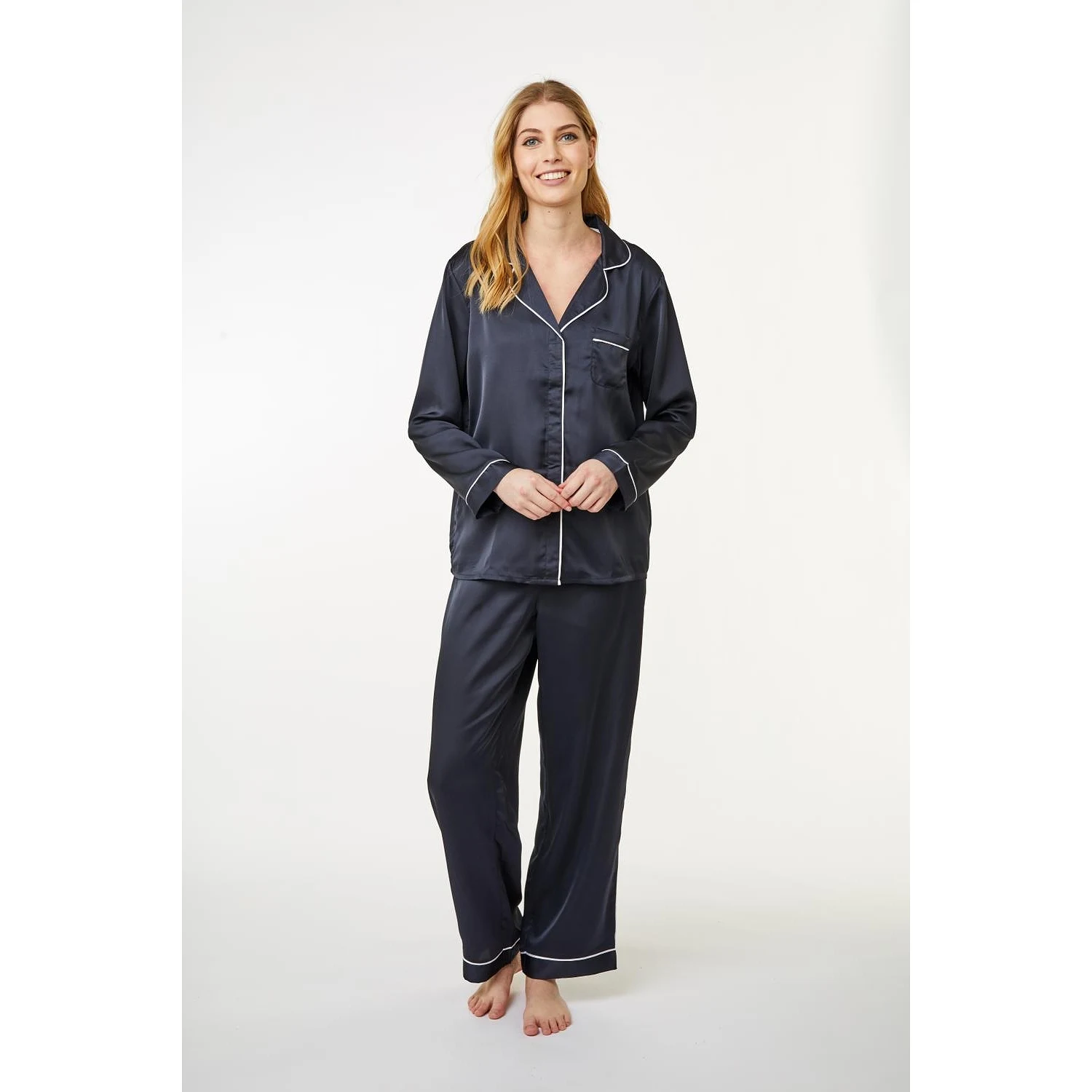 Ccdk Josephine Pj Set Dark Navy