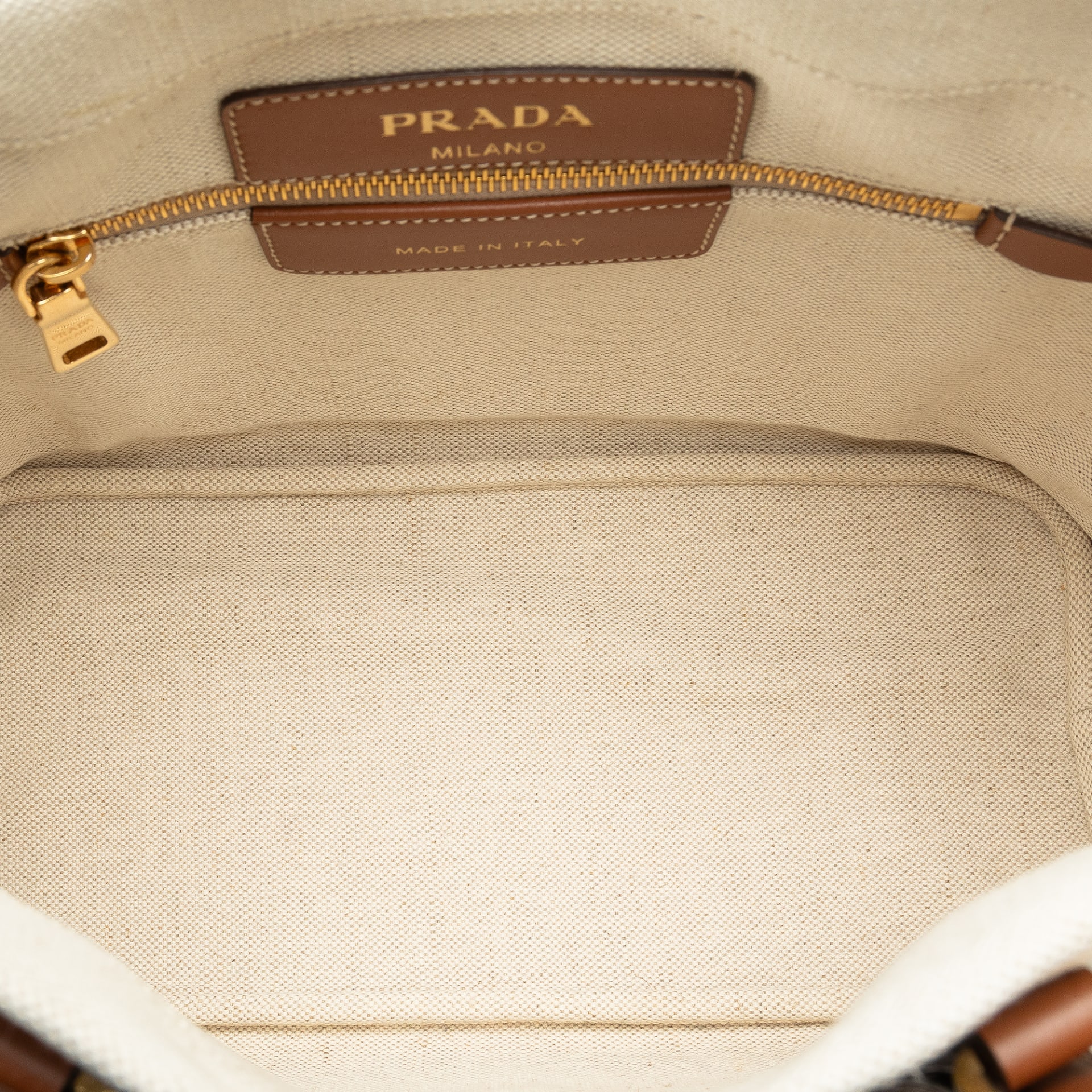 Prada Canapa Logo Tote Bag