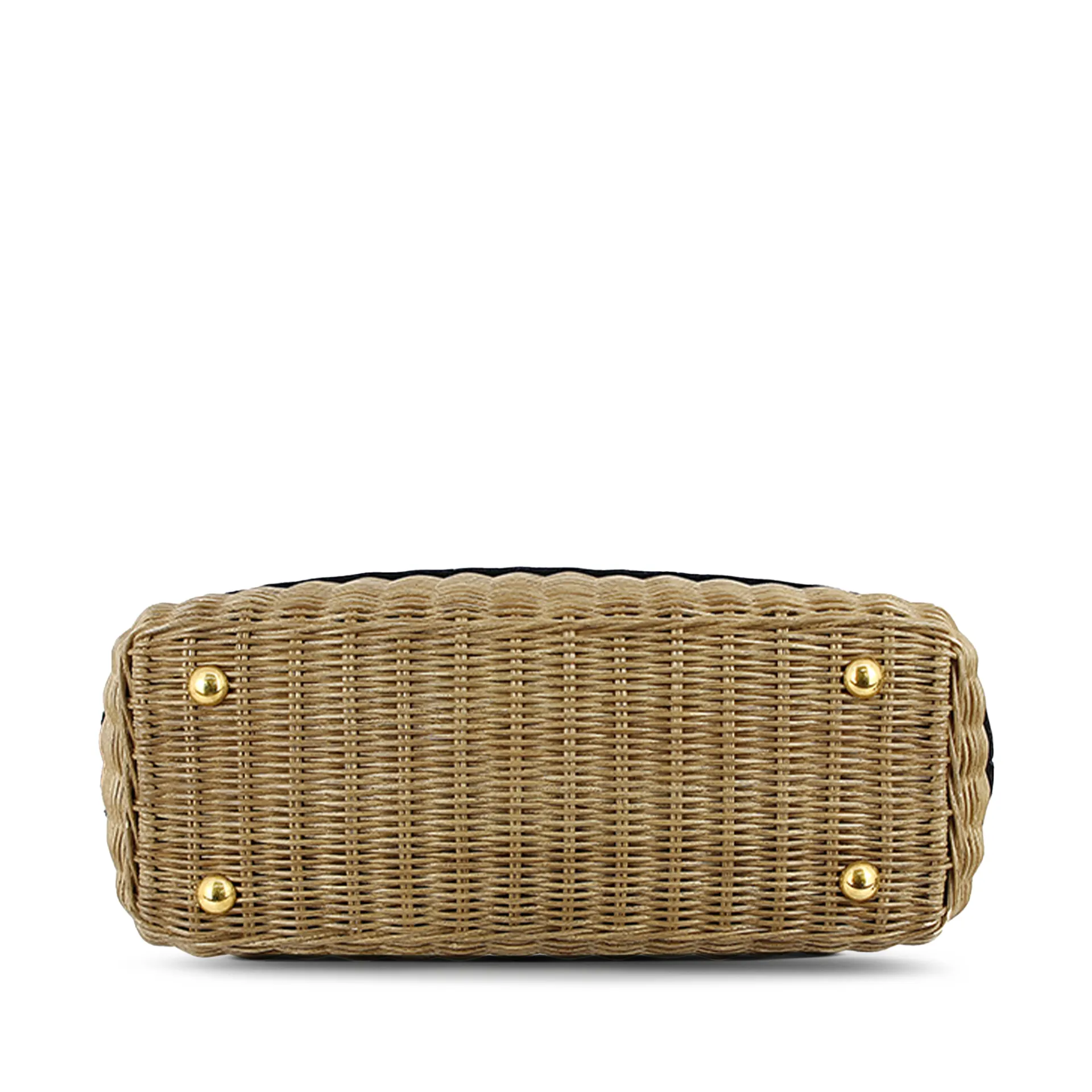 Dior Oblique Wicker Basket Bag