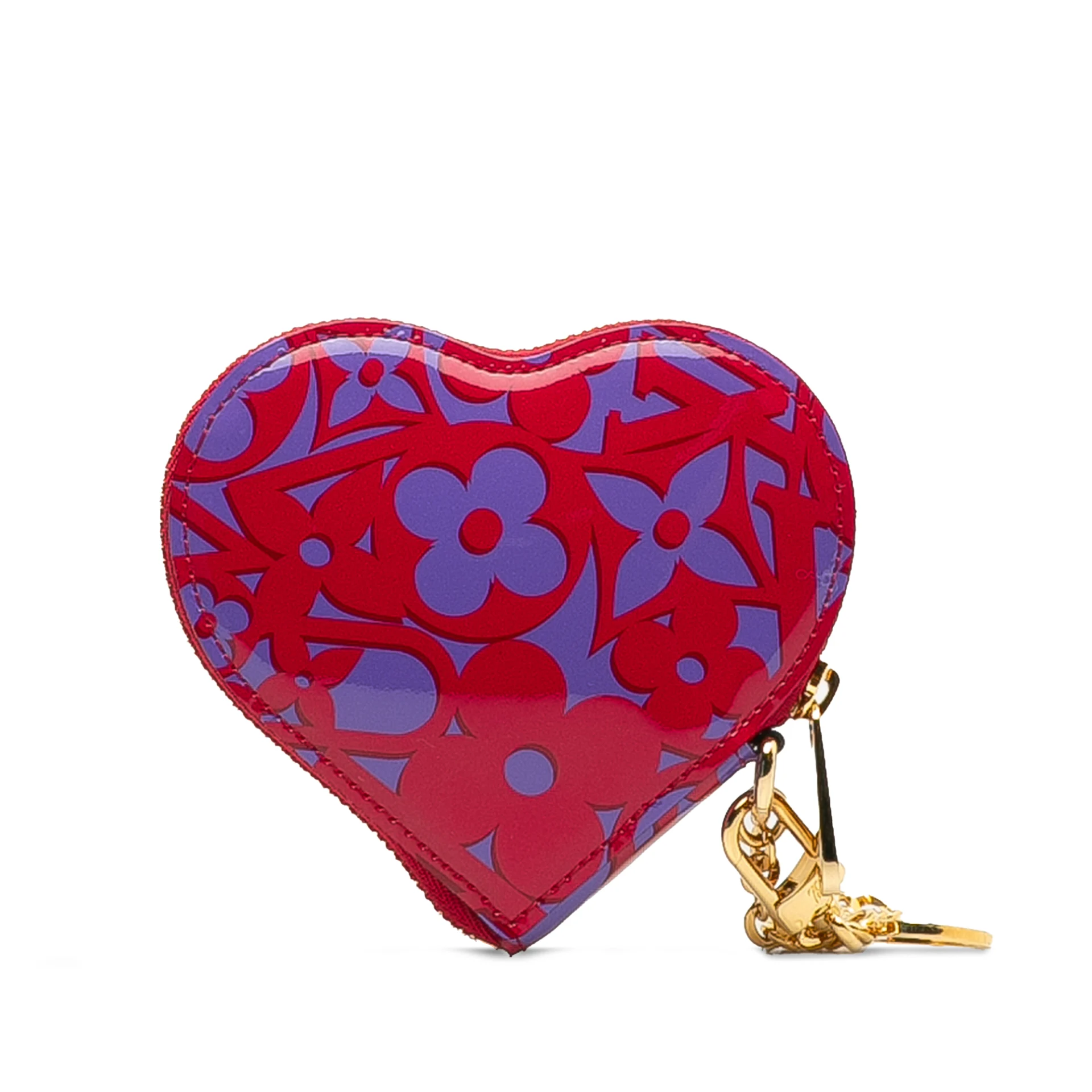 Louis Vuitton Monogram Vernis Sweet Repeat Heart Coin Purse