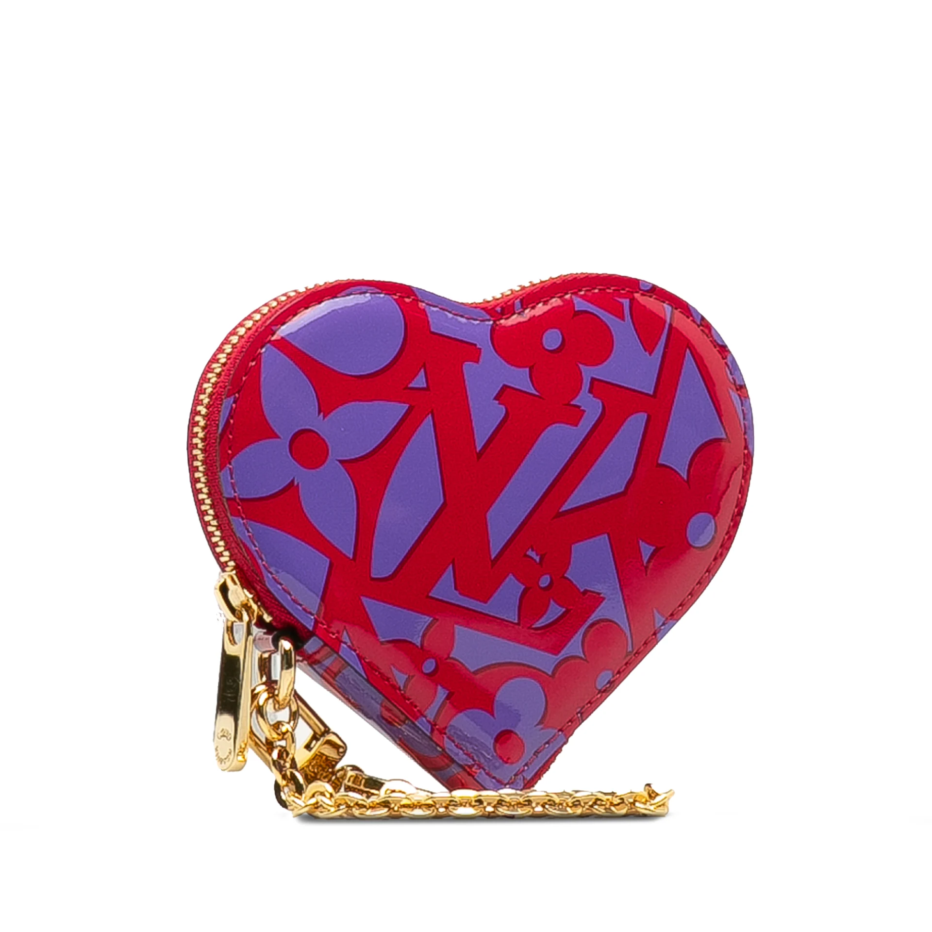 Louis Vuitton Monogram Vernis Sweet Repeat Heart Coin Purse