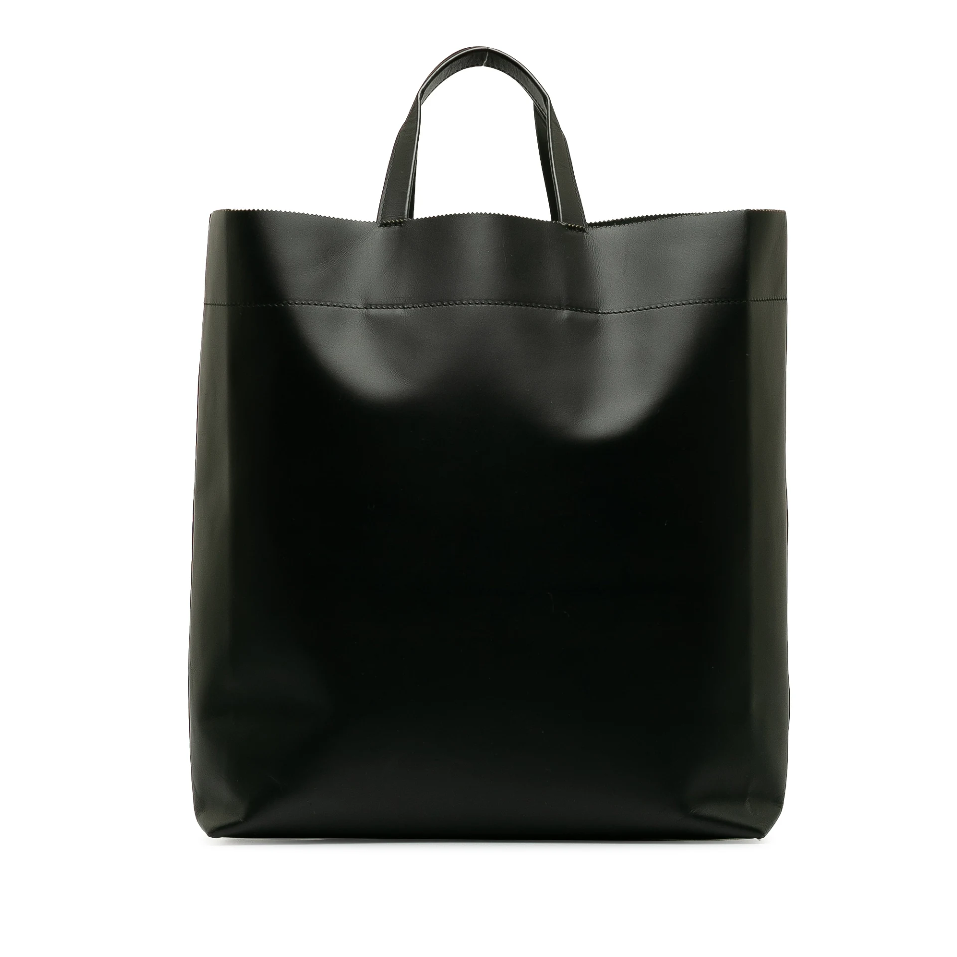 Balenciaga Leather Logo Bb Market Tote