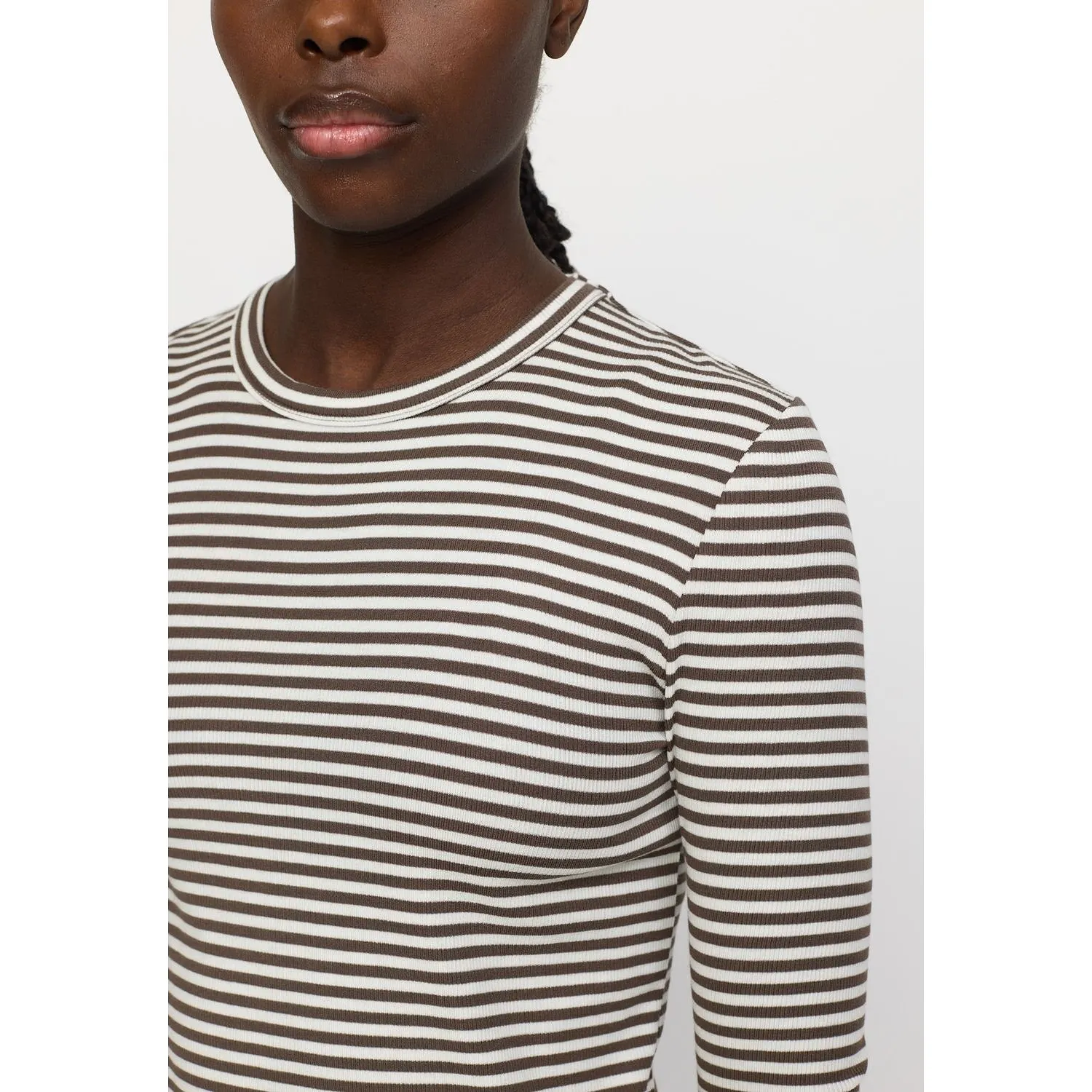 Srfenja Stripe O-neck Top