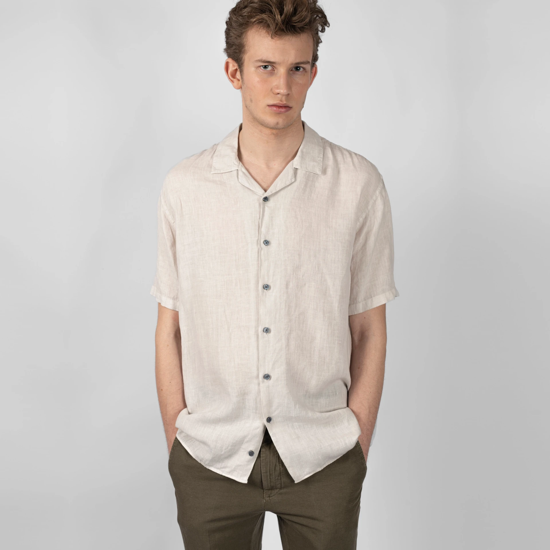 Camp Washed Linen Shirt