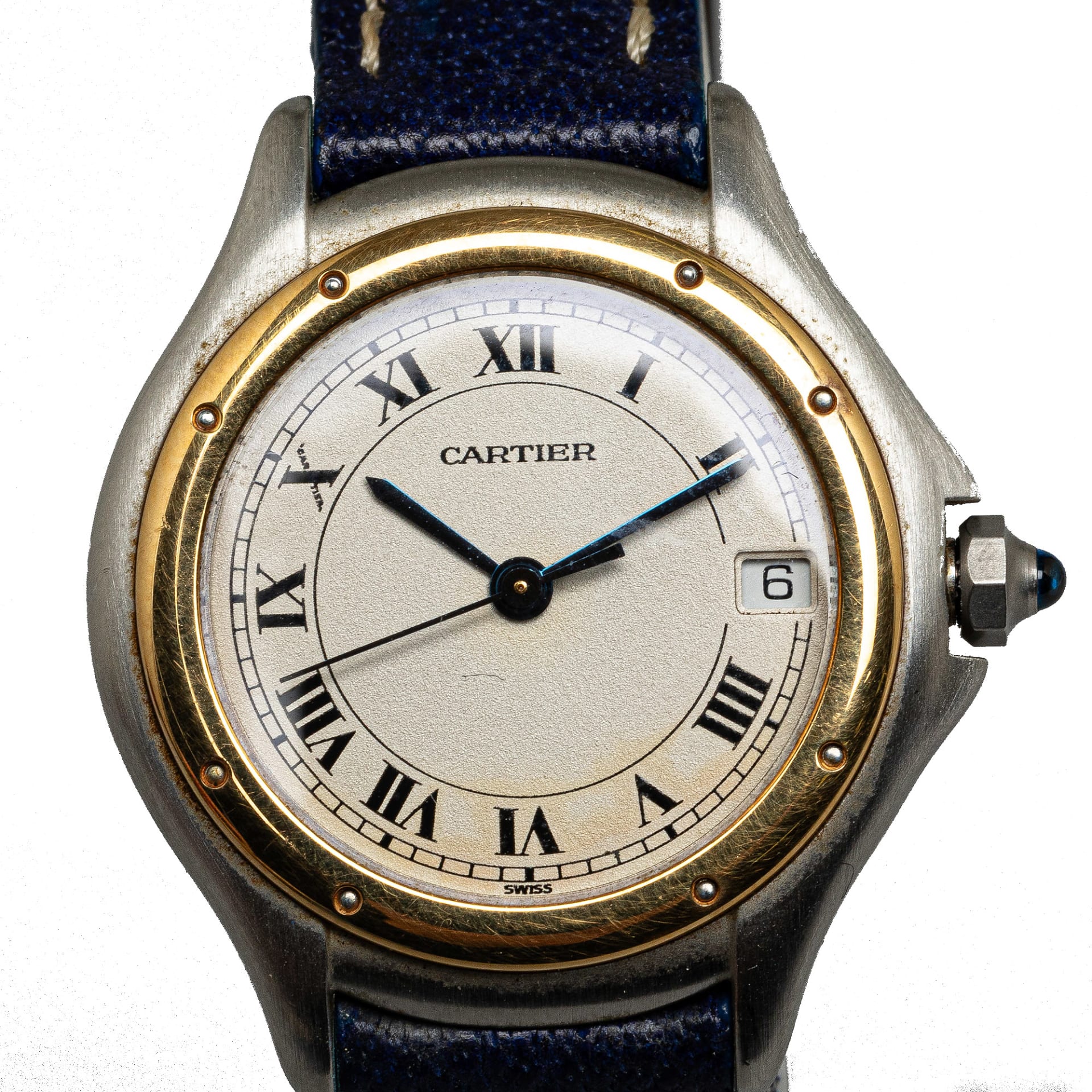 Cartier Quartz Stainless Steel Cougar Watch