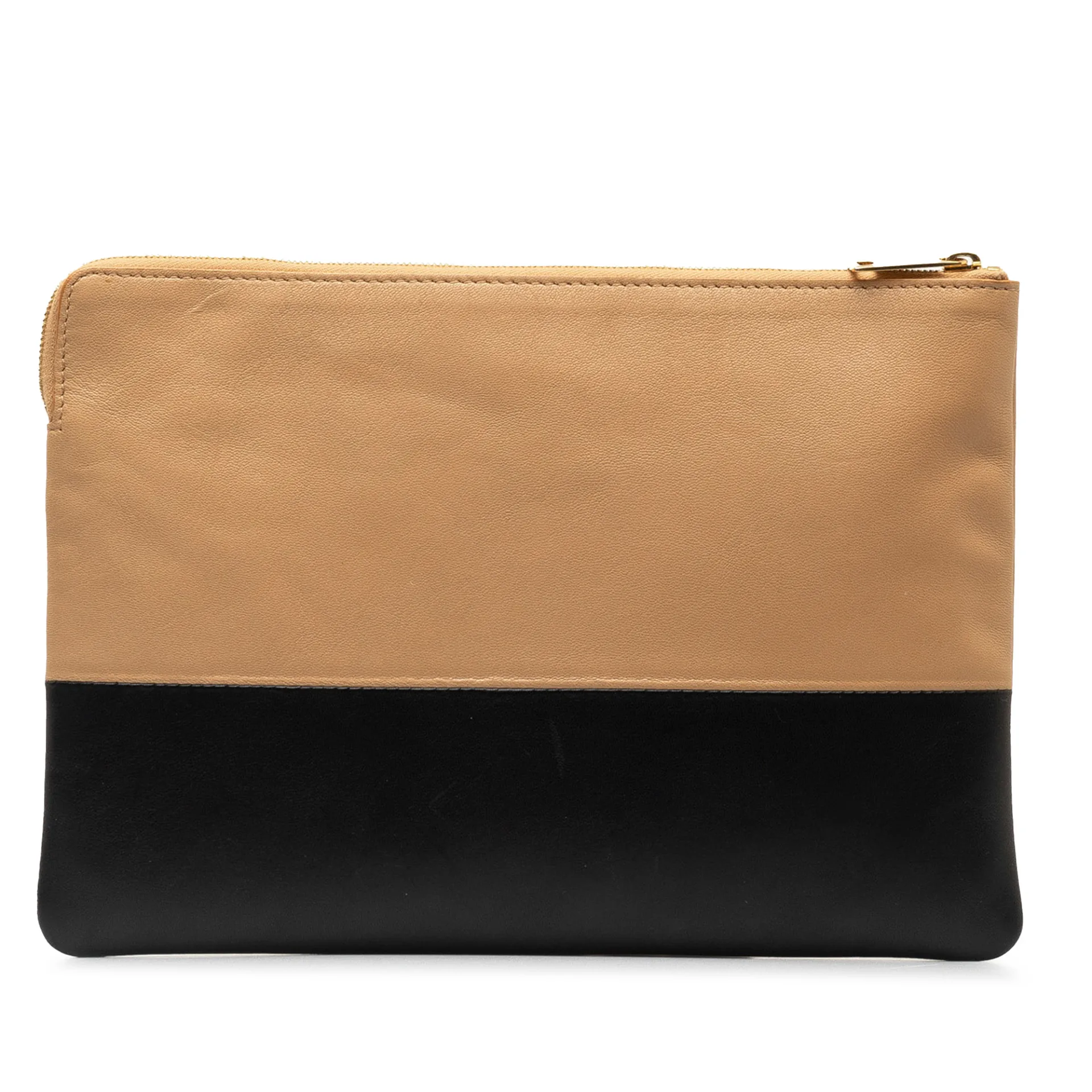 Celine Solo Bicolor Clutch Bag