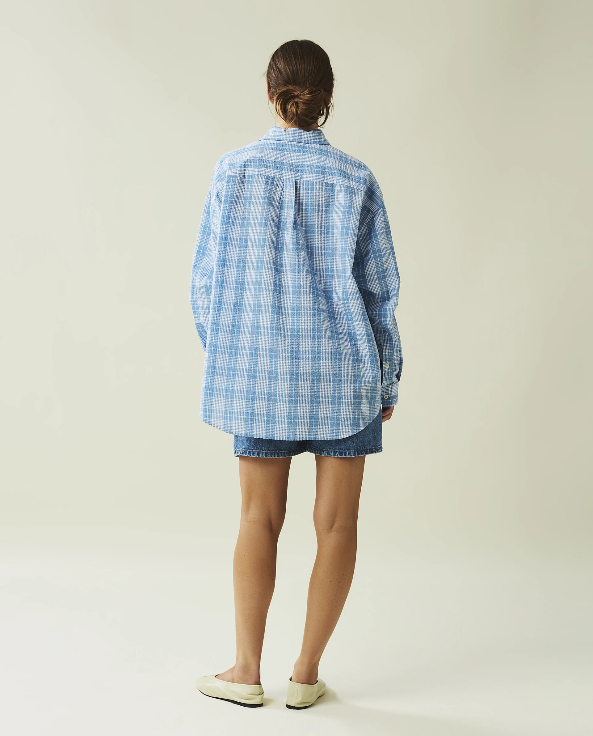 Pernilla Organic Cotton Seersucker Shirt