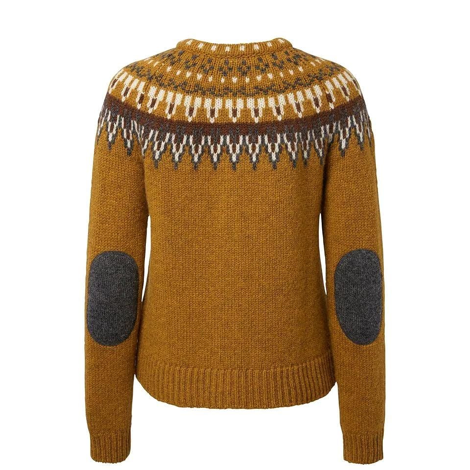 Stickad Retro Cardigan  - Joelle Yellow