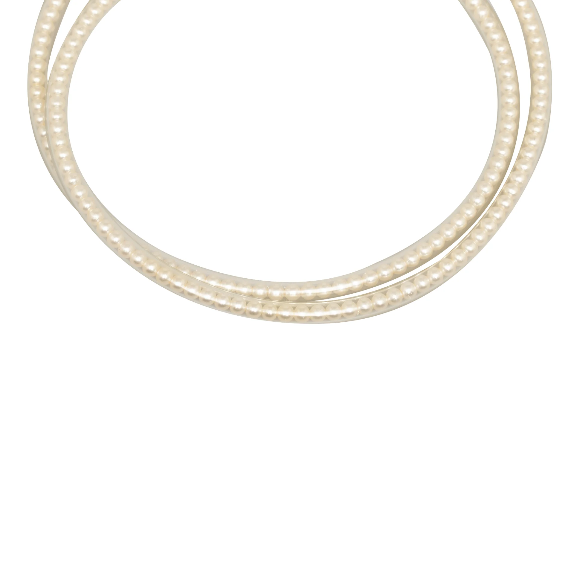 Chanel Cc Faux Pearl Choker