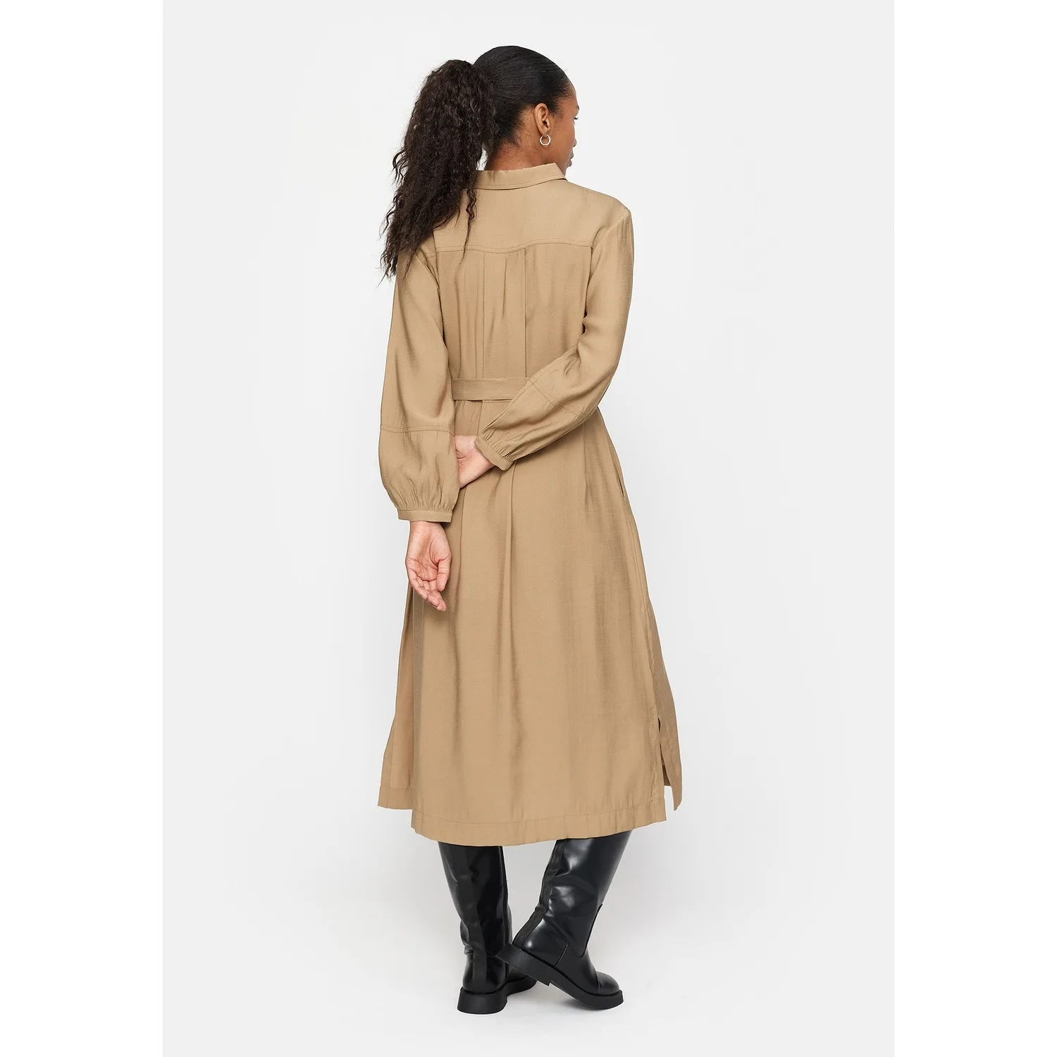 Srhannah Midi Shirt Dress