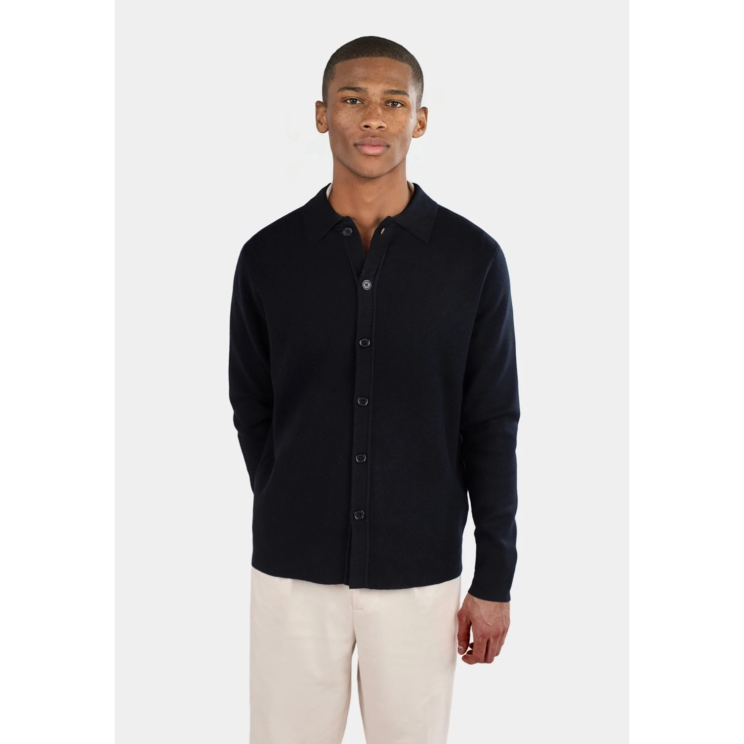 Conrad Knitted Cardigan - Black