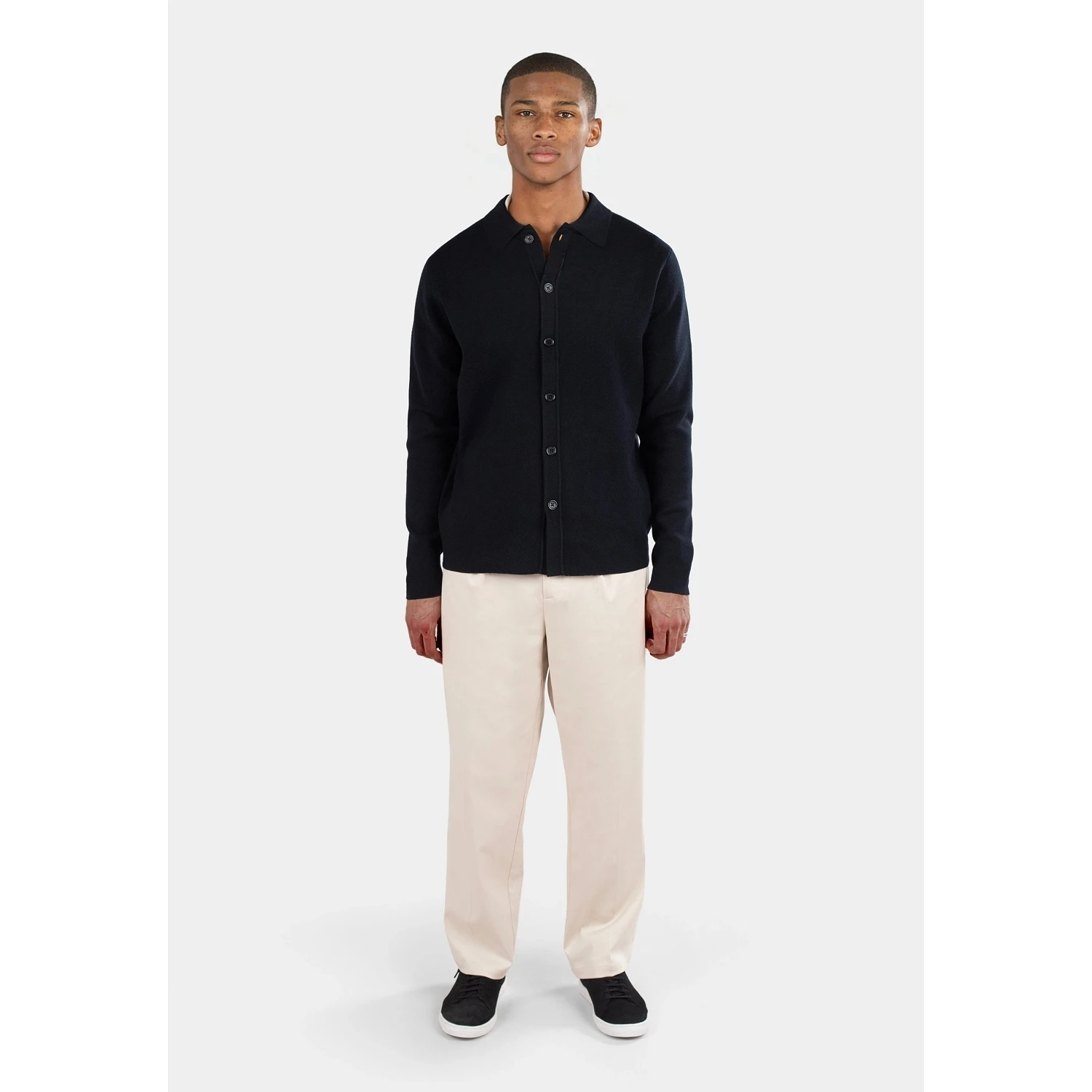 Conrad Knitted Cardigan - Black