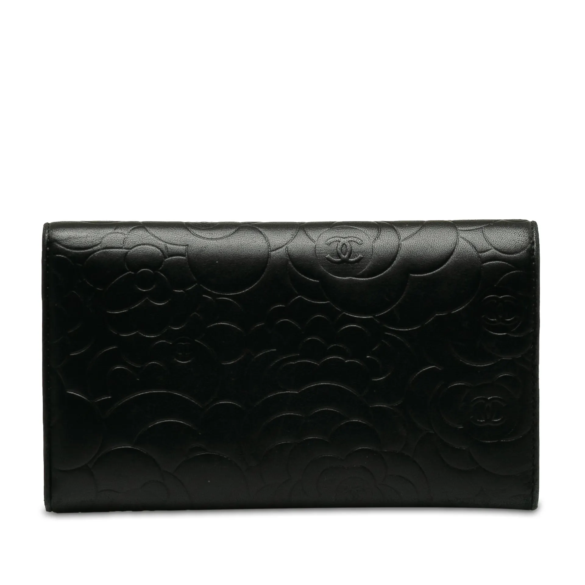 Chanel Camellia Leather Wallet