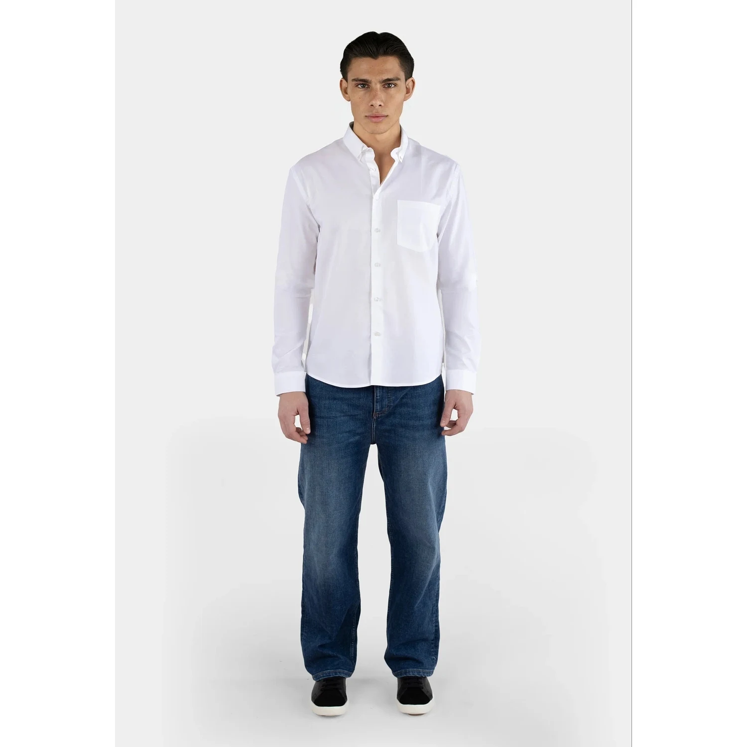 Mika Straight Shirt - White