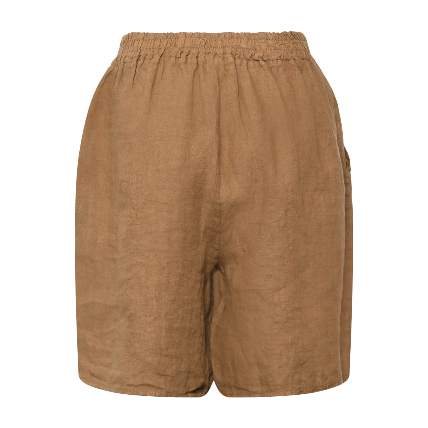 Tracy, Shorts, Linen - Light Brown