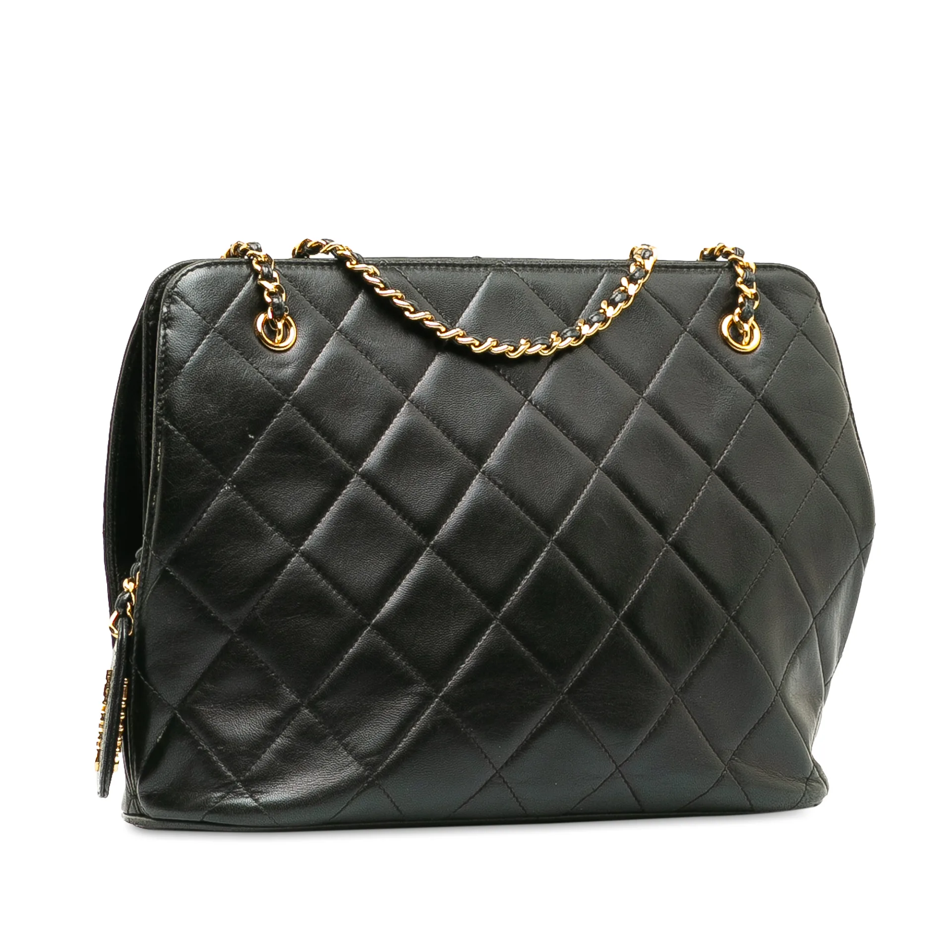 Chanel Matelasse Lambskin Leather Shoulder Bag