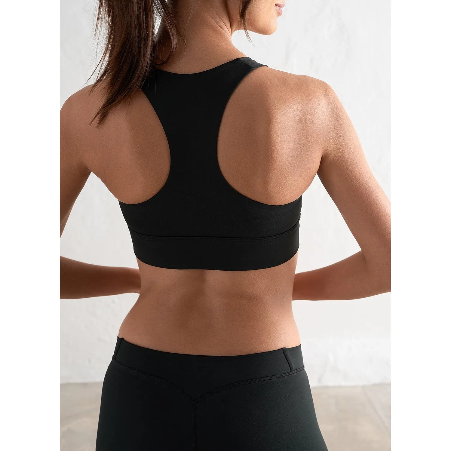 Black Edge Core Racerback Bra