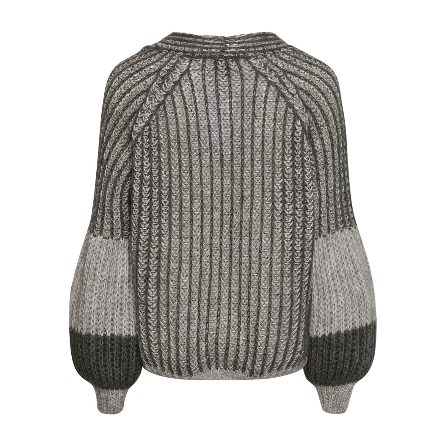 Liana Knit Cardigan - Grey Melange Mix