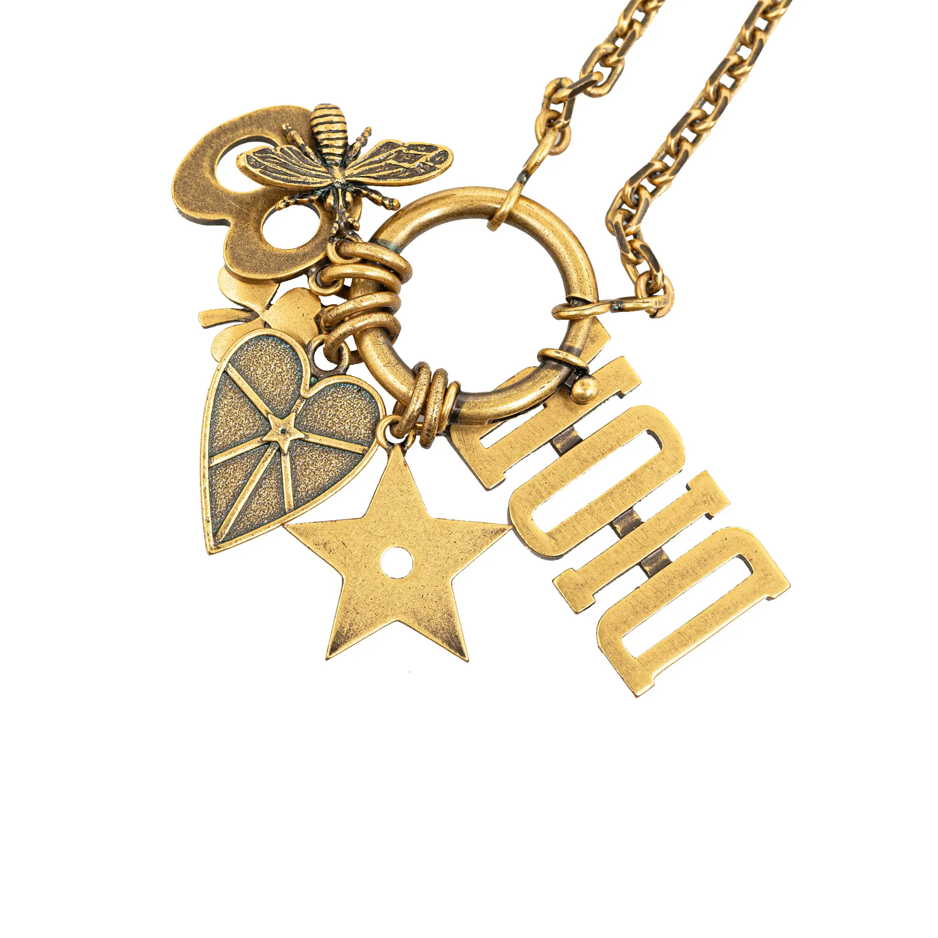Dior Logo Charms Necklace