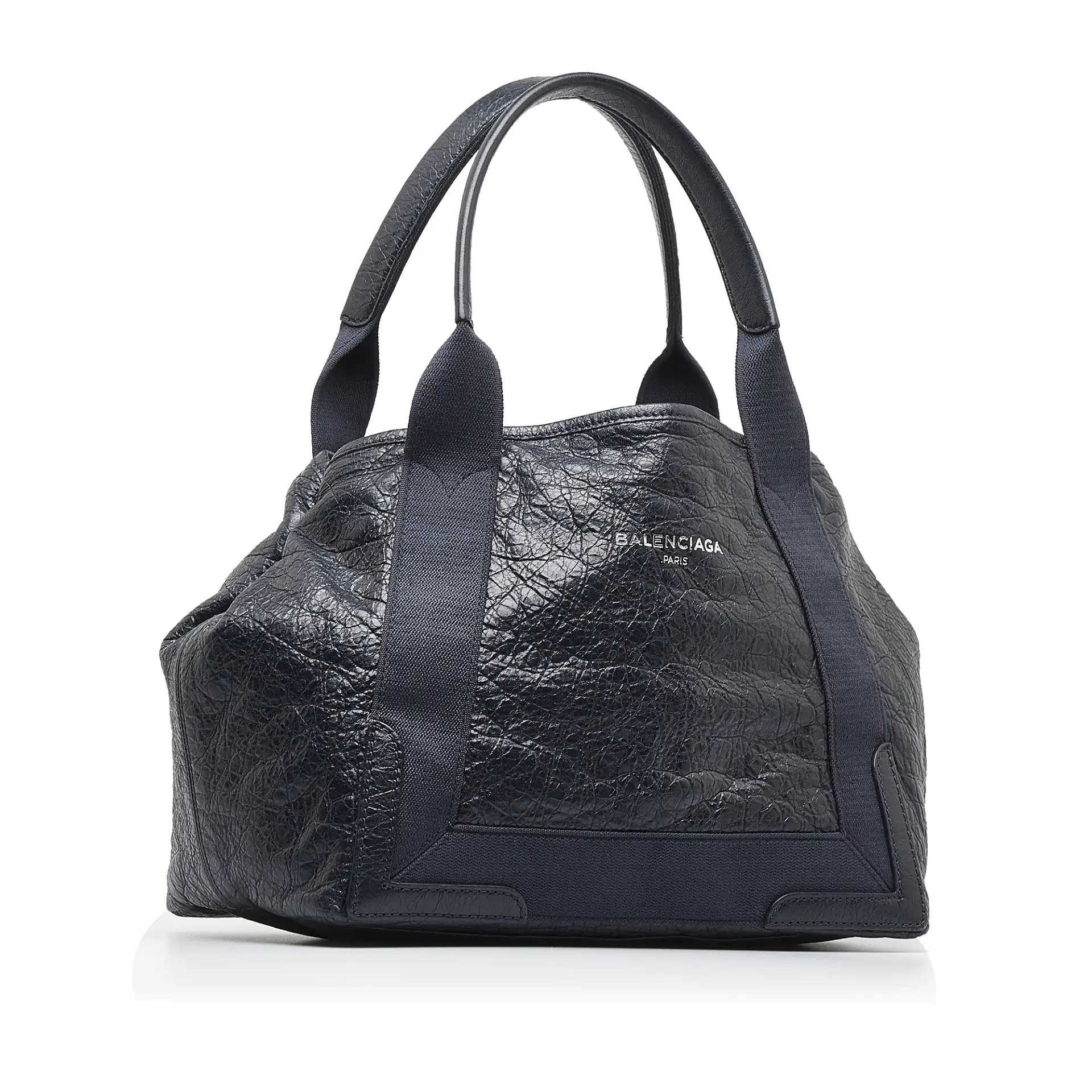 Balenciaga Navy Cabas S Tote