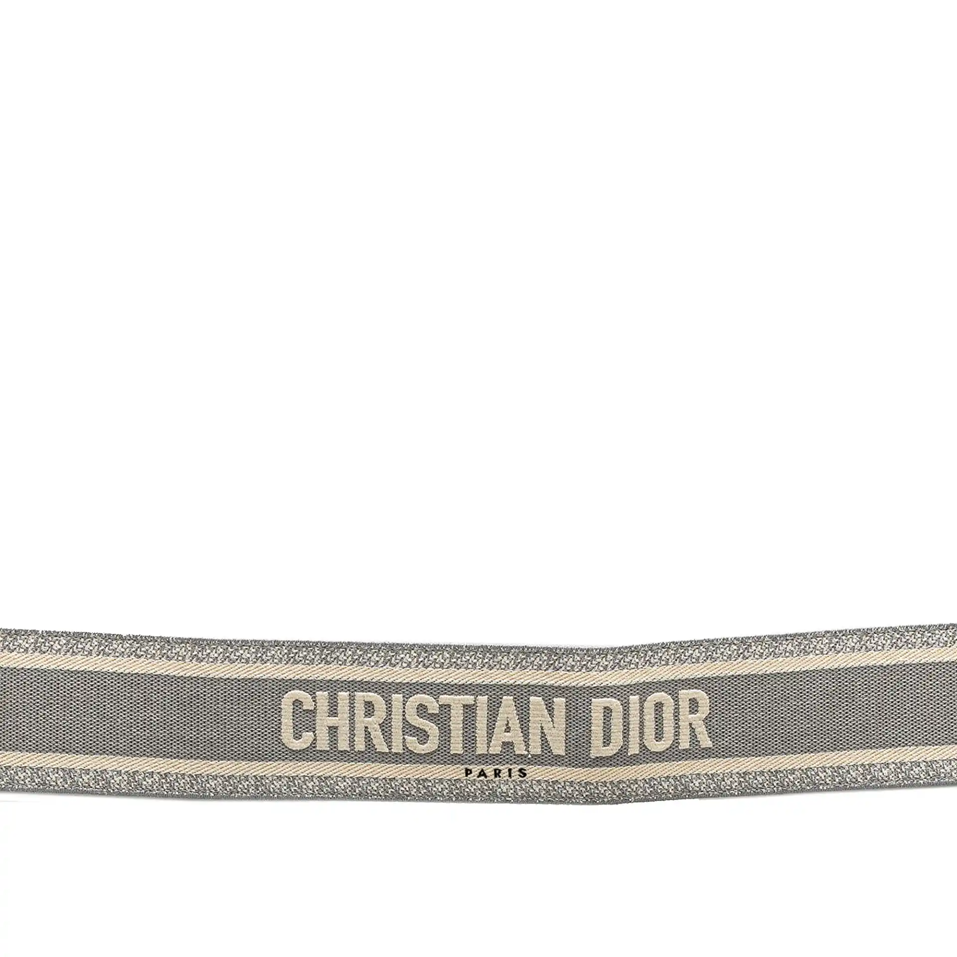 Dior Embroidered Logo Strap