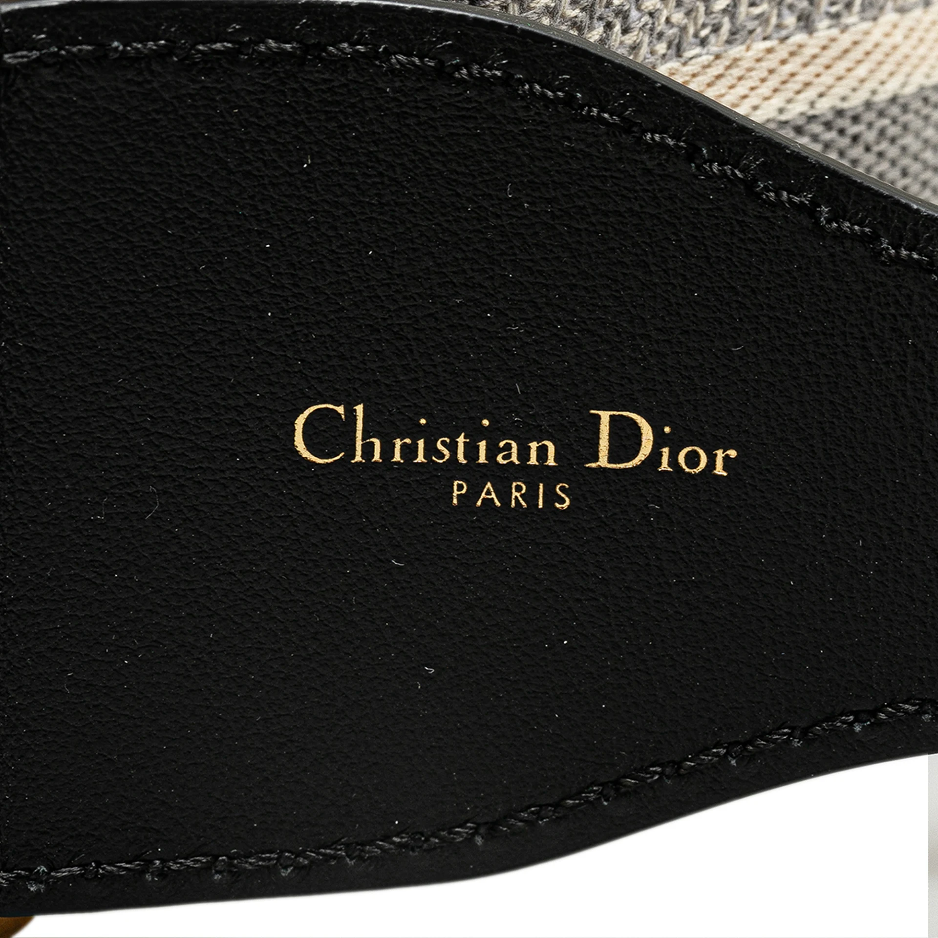 Dior Embroidered Logo Strap