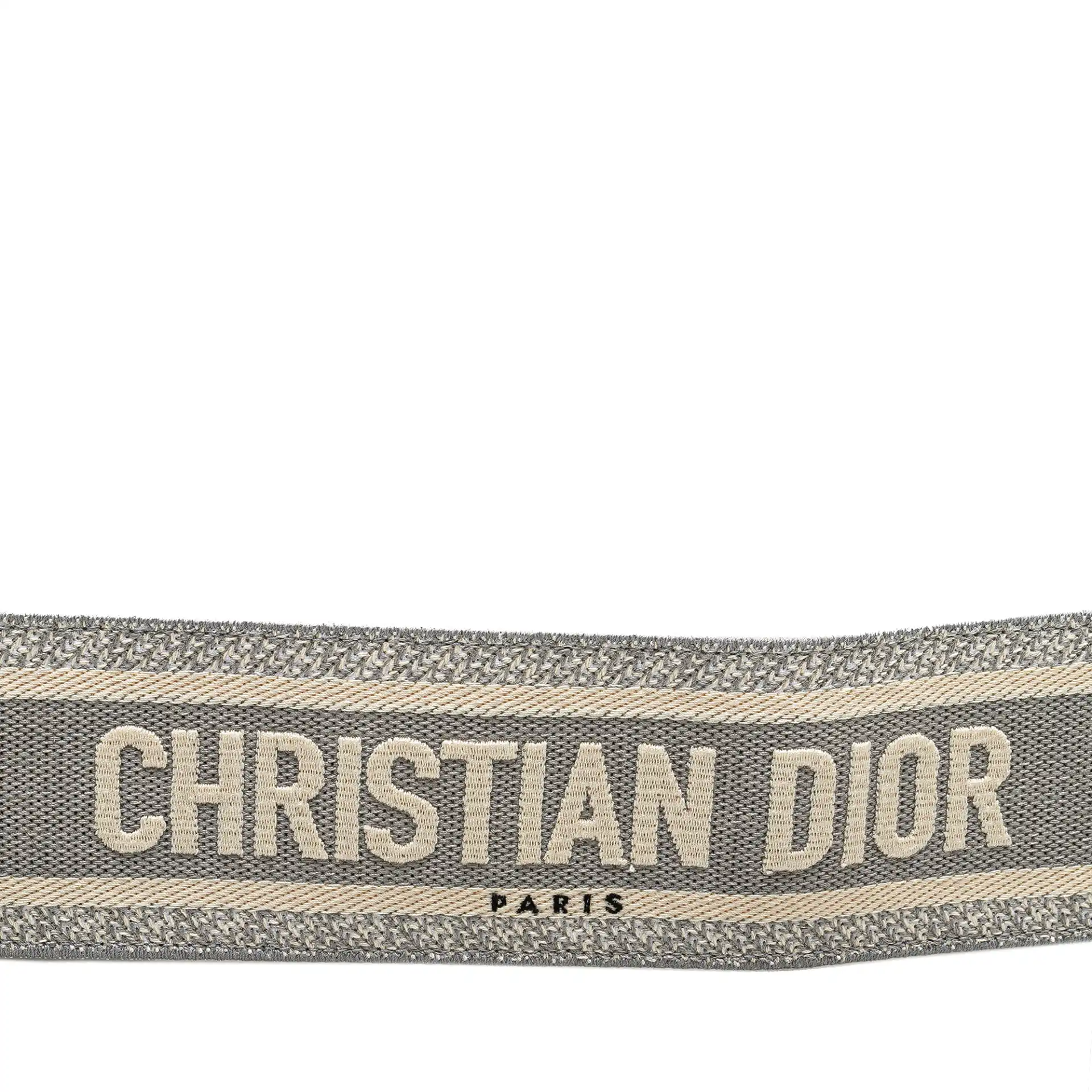 Dior Embroidered Logo Strap