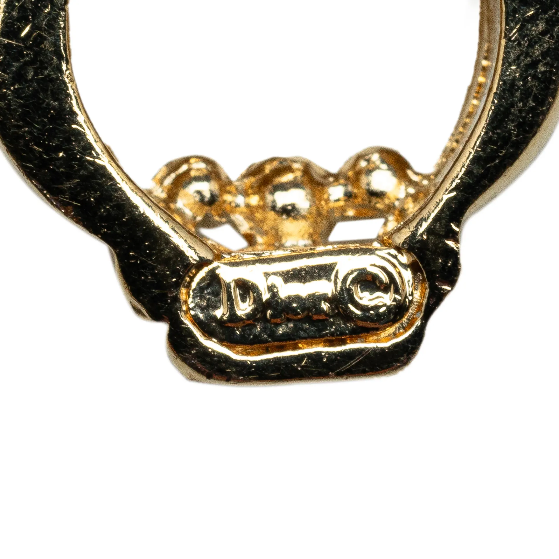 Dior Logo Charm Pendant Necklace