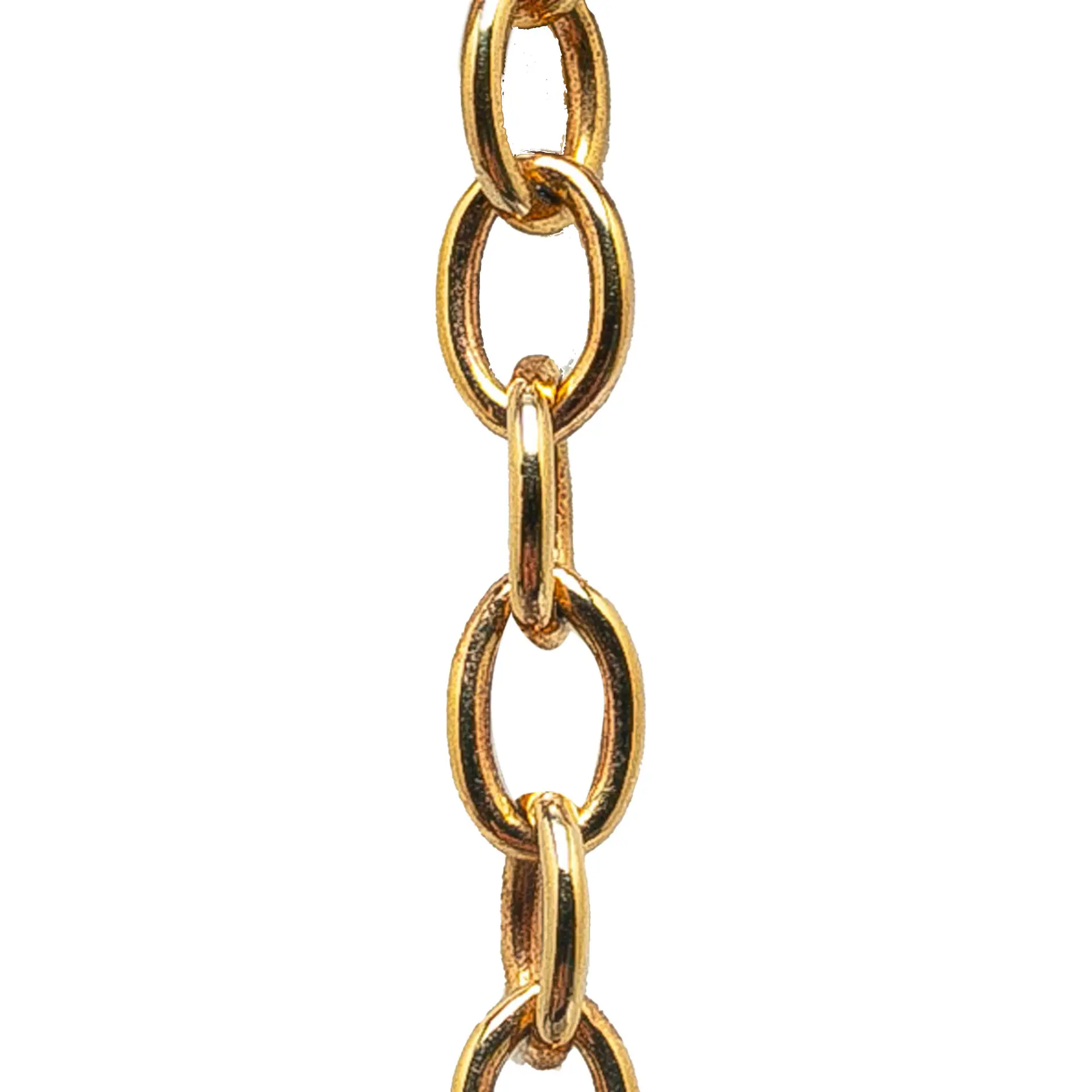 Dior Logo Rhinestone Pendant Necklace