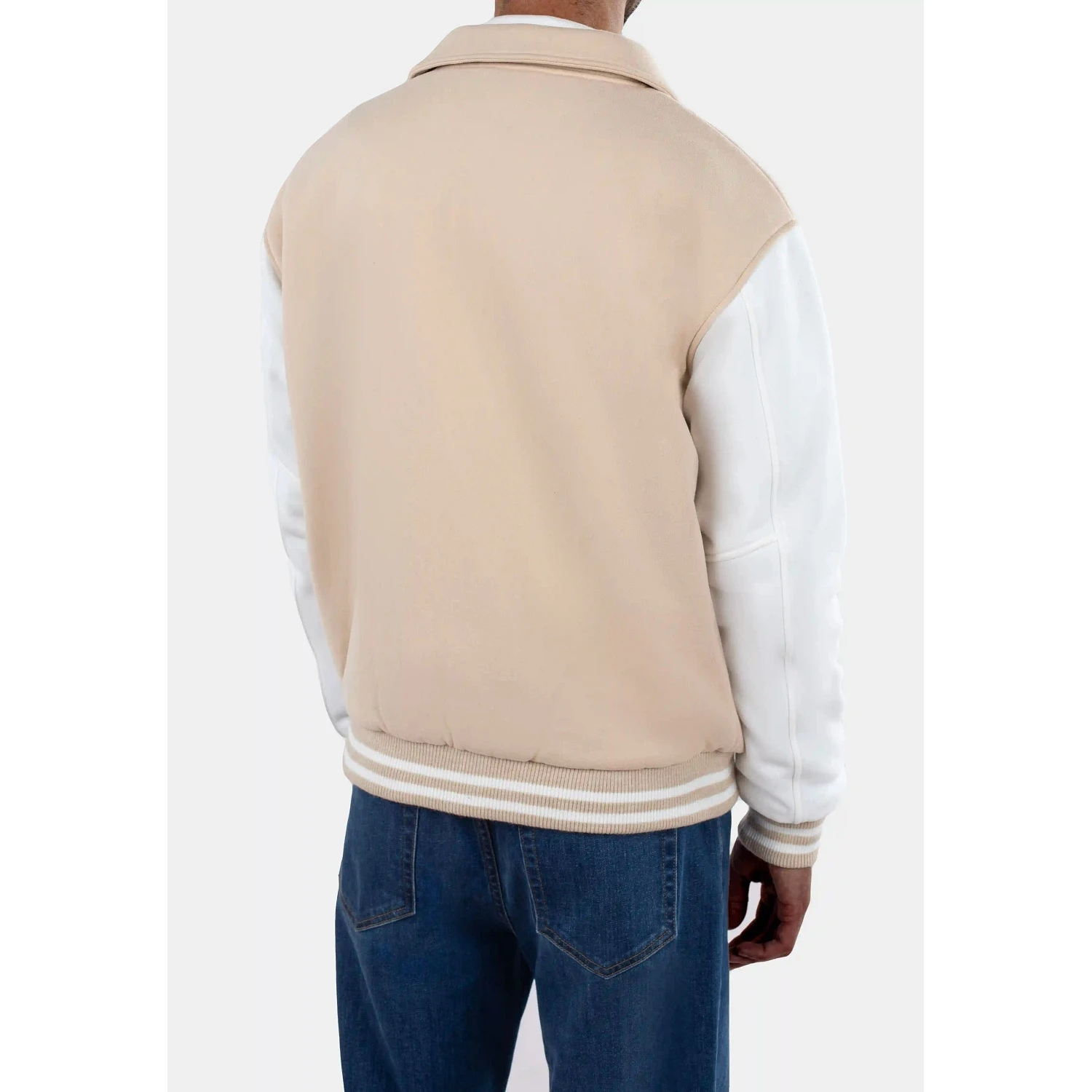 Jason Varsity Jacket - Sand