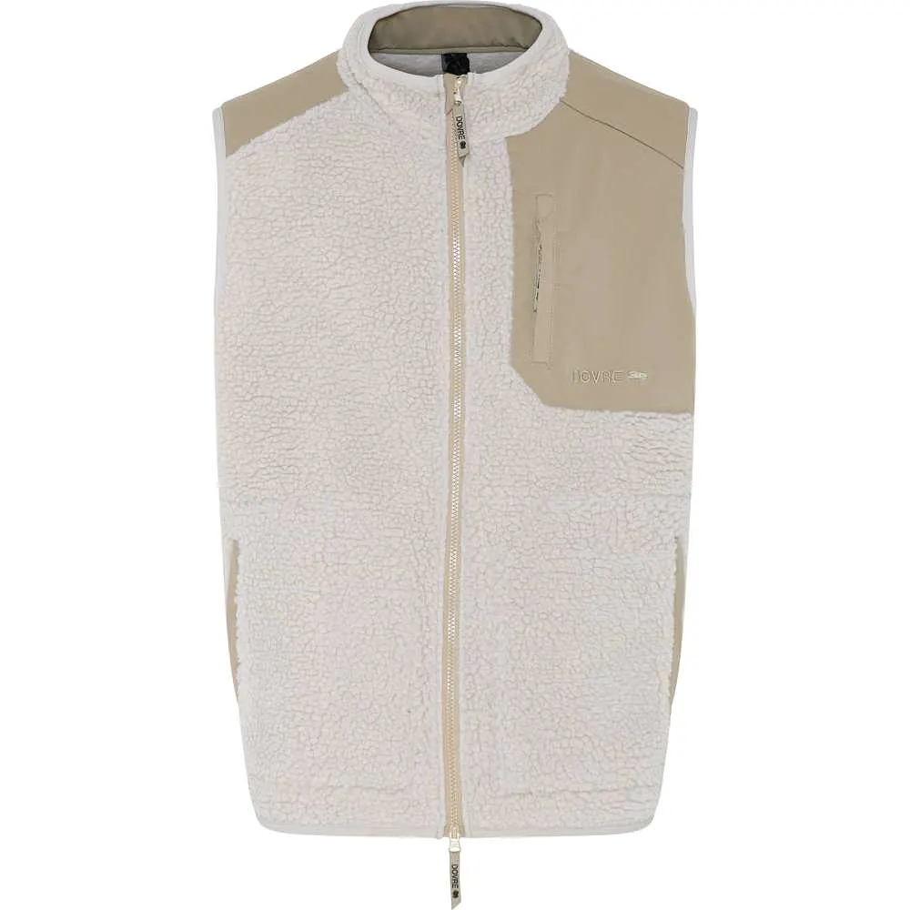 Teddy Fleece Väst | Polyester | Beige