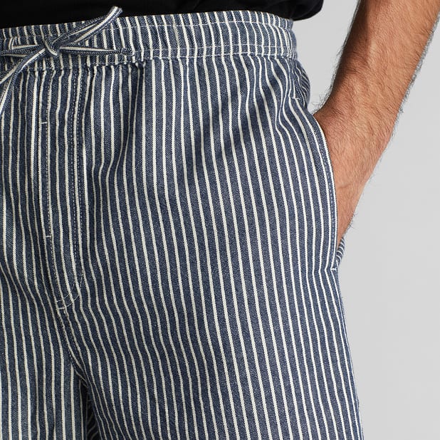 Shorts Vejle Work Stripe Blue