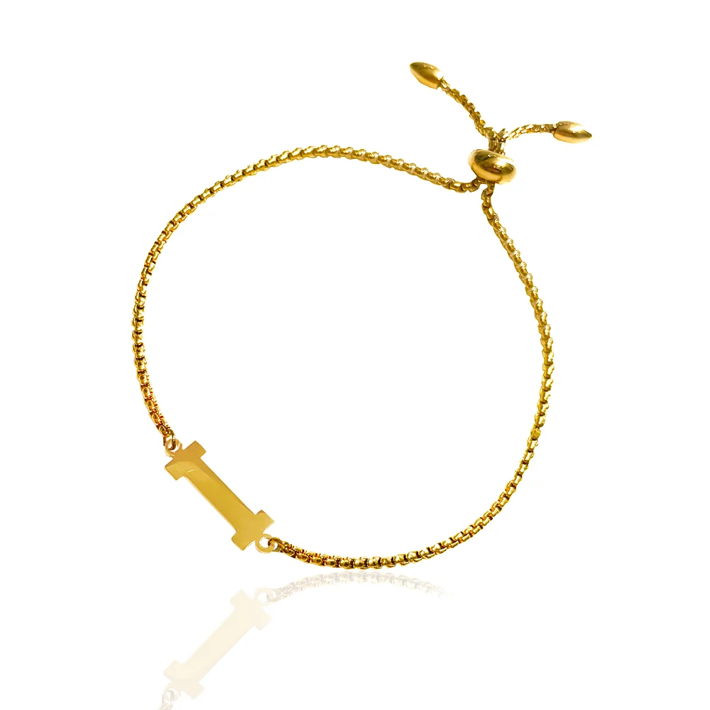 New Identity Bracelet D Gold