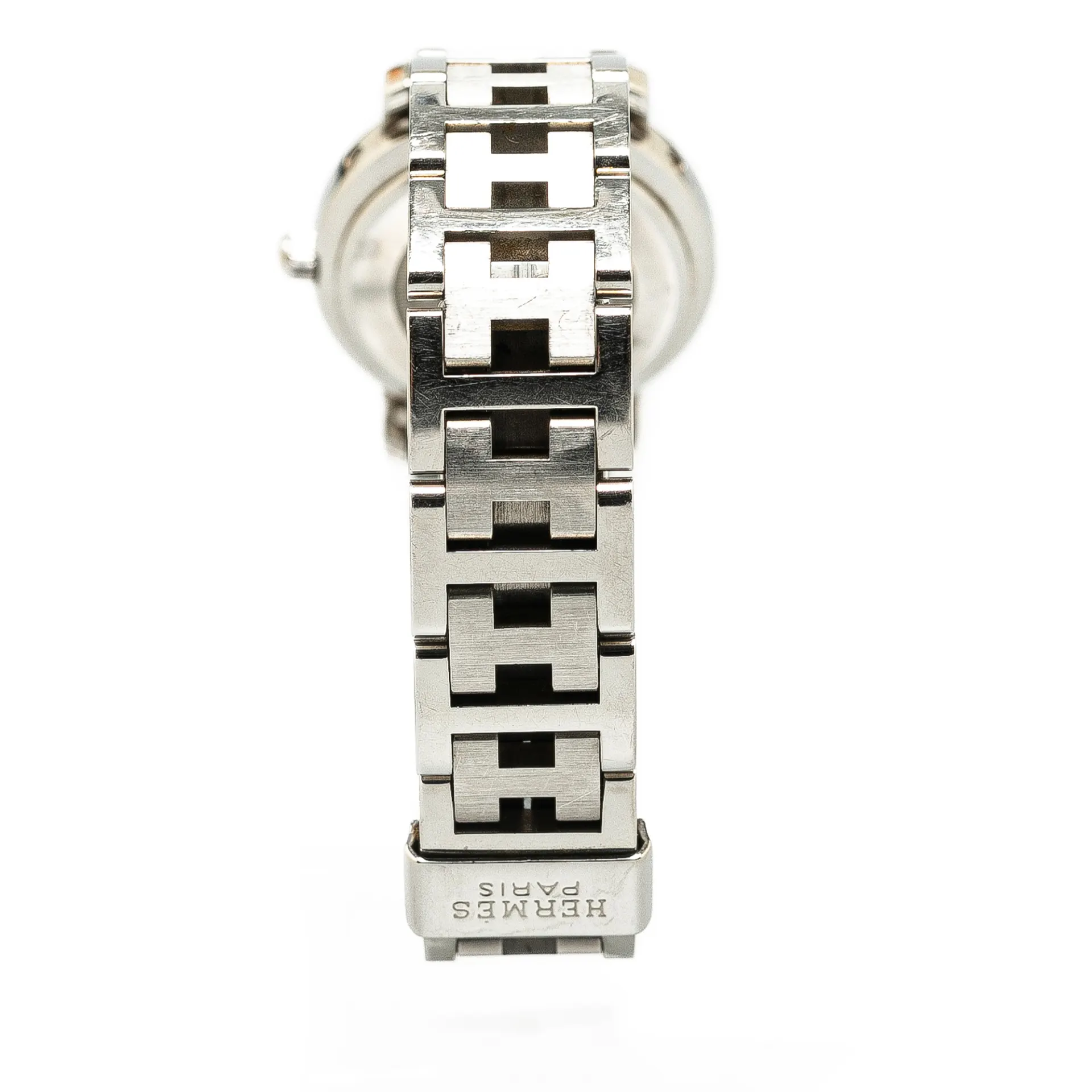 Hermès Quartz Stainless Steel Clipper Watch