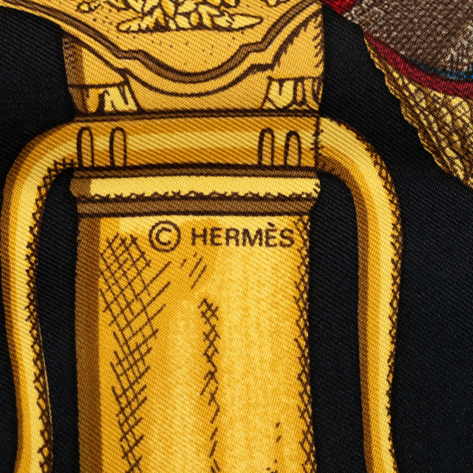 Hermès Grand Uniforme Silk Scarf