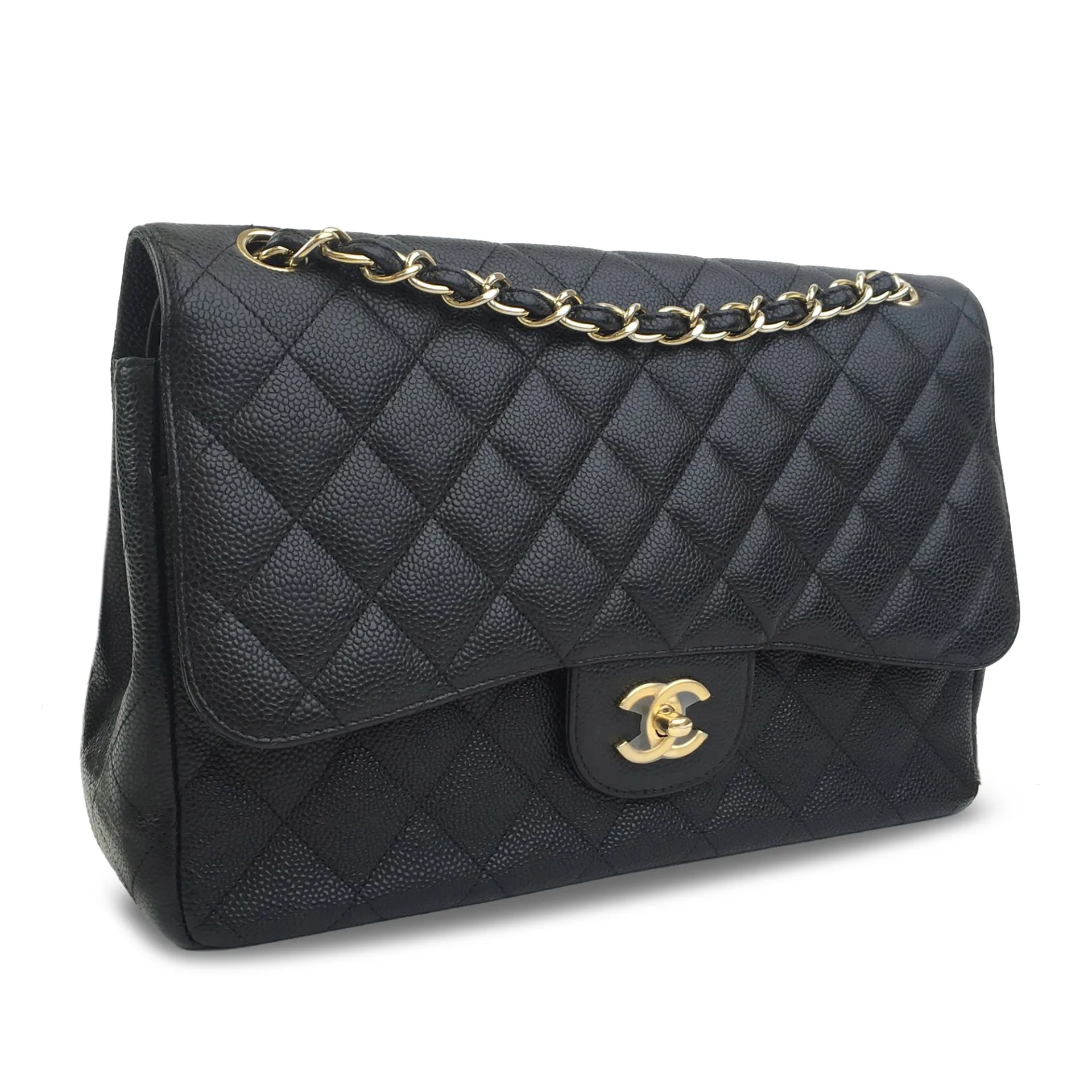 Chanel Jumbo Classic Caviar Double Flap