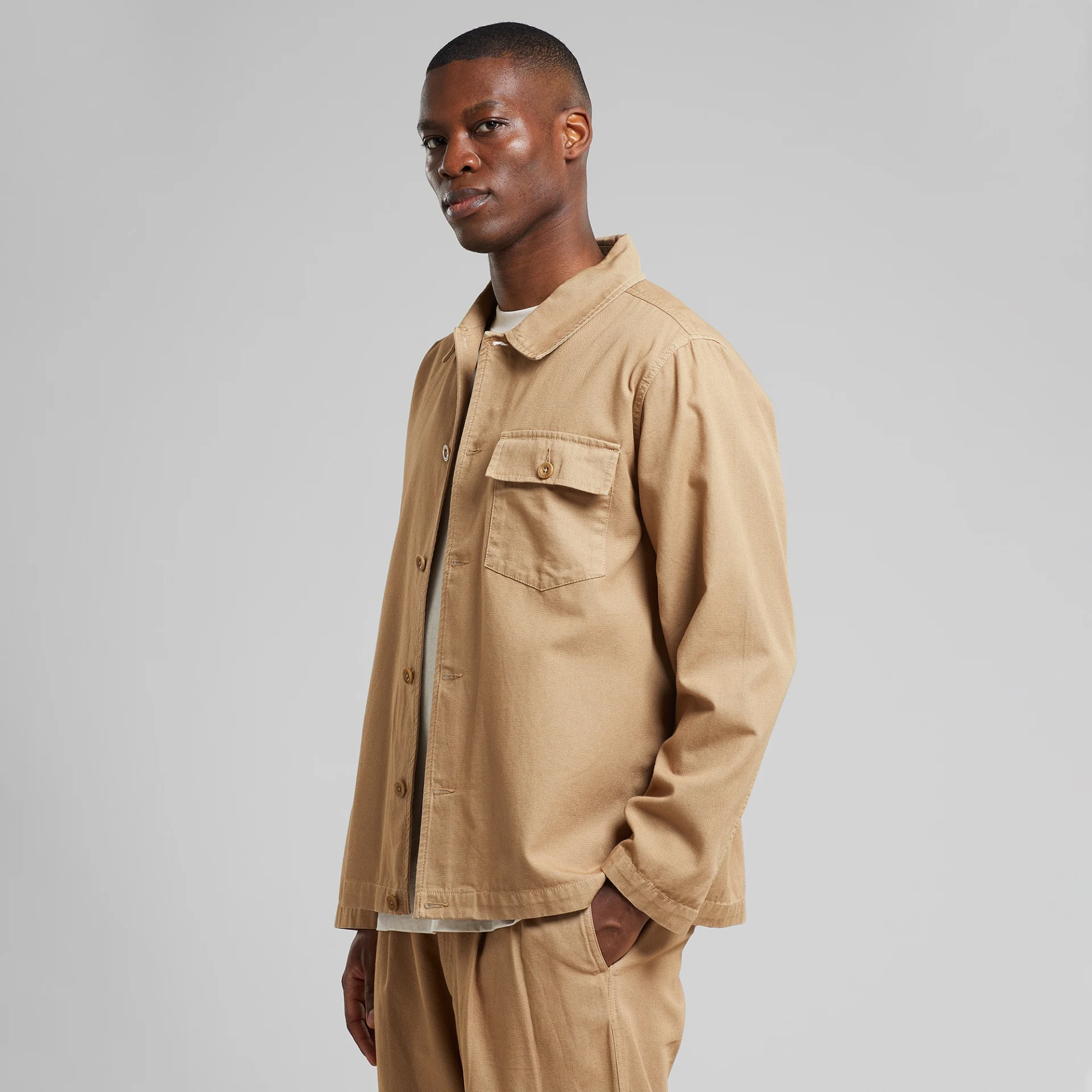 Jacket Kangos Canvas Kelp Beige