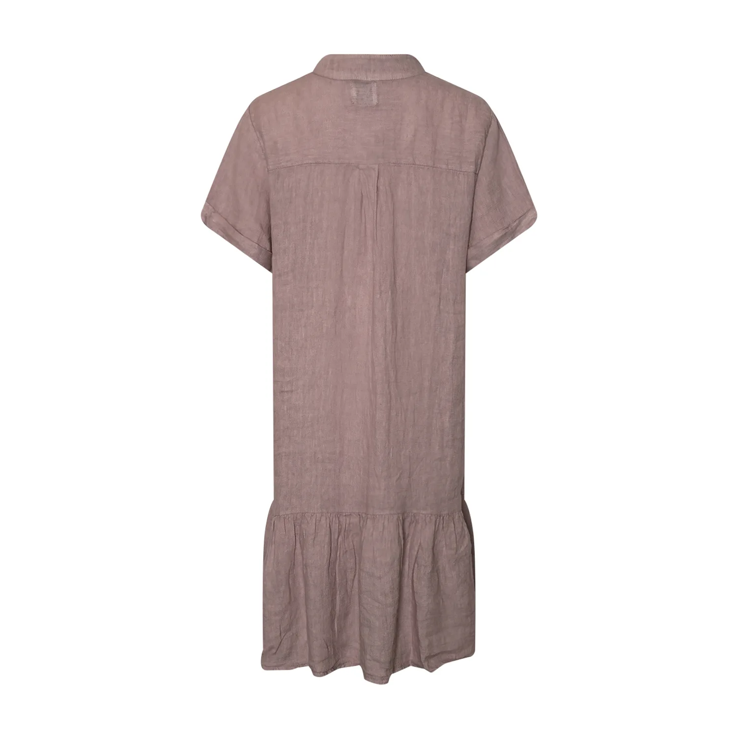 Epsi, Short Dress, Linen - Dust Lavender