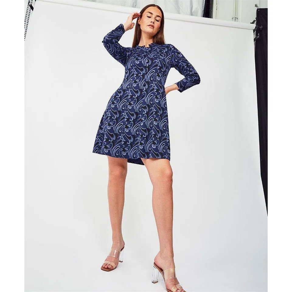 Leila Dress Navy