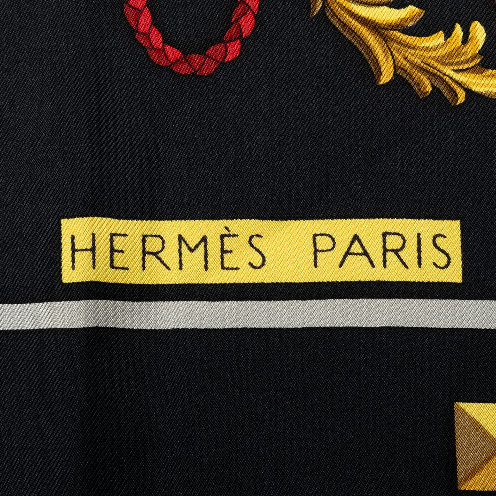 Hermès Les Cles Silk Scarf