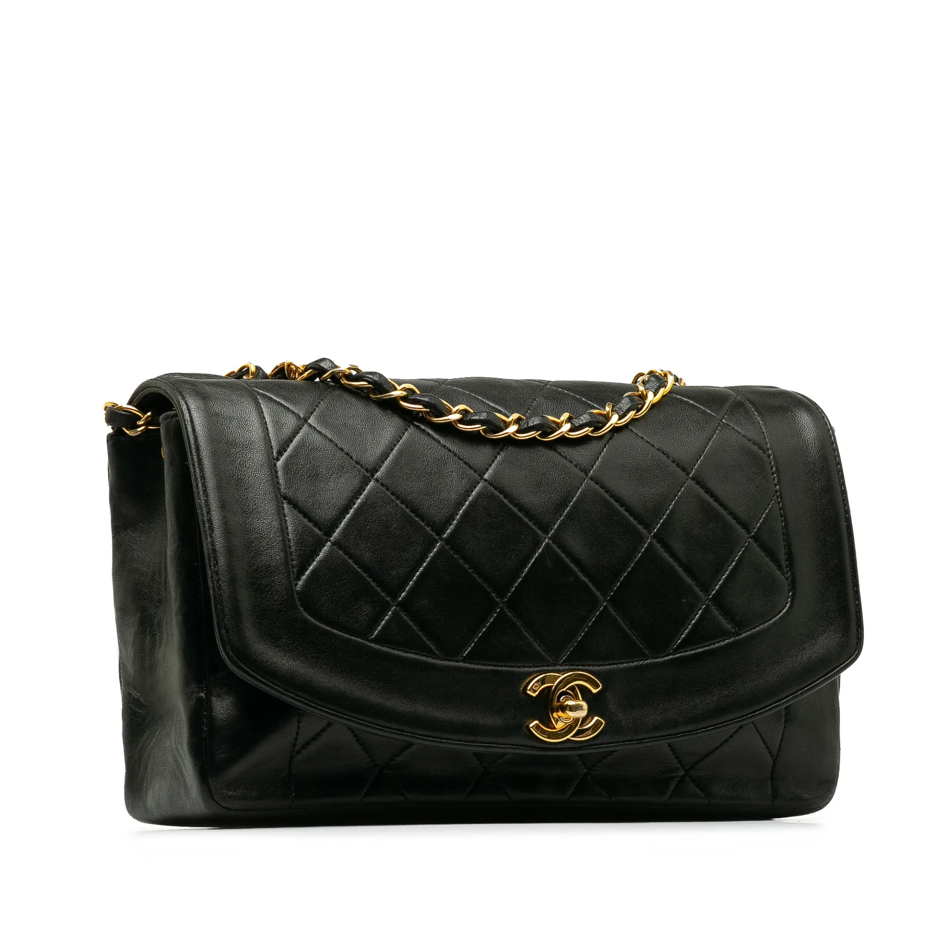 Chanel Medium Lambskin Diana Flap