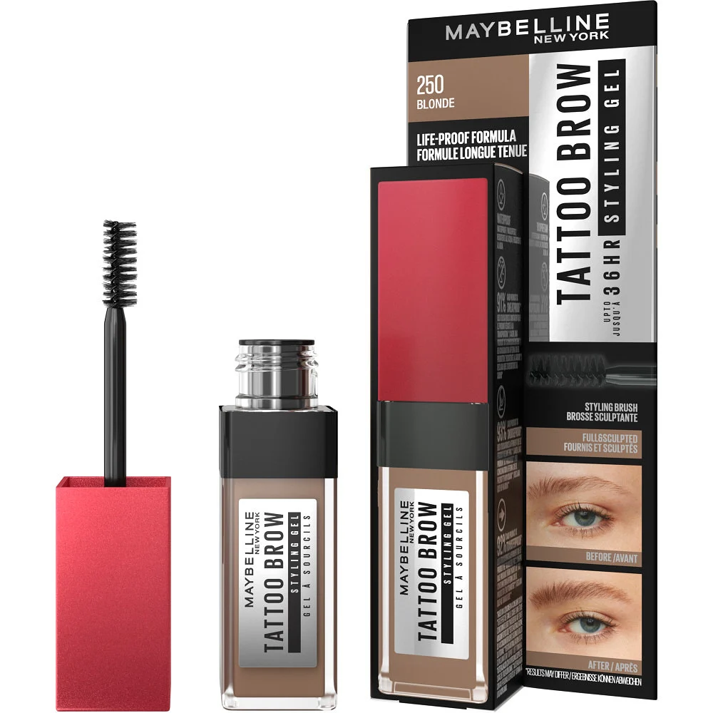 Maybelline Tattoo Brow 36H Styling Gel 250 Blonde